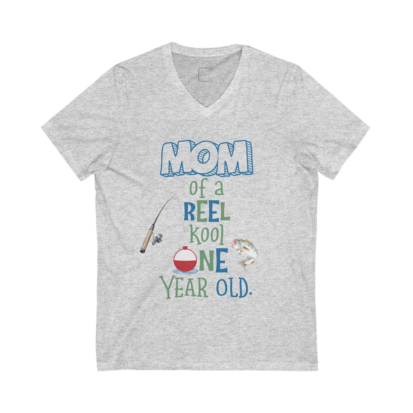 Mom First Birthday Unisex V Neck Shirt