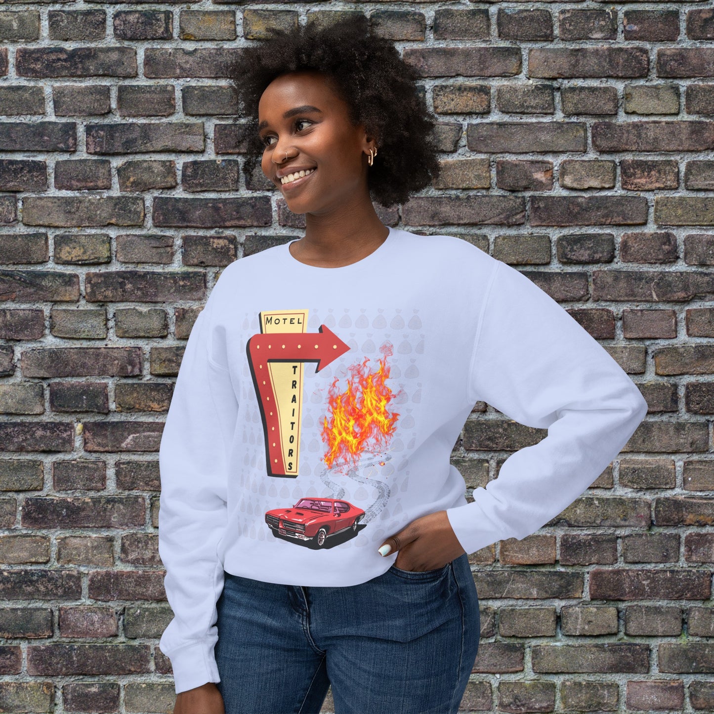 Motel Traitors, Getaway Car - Comfort Colors Sweater