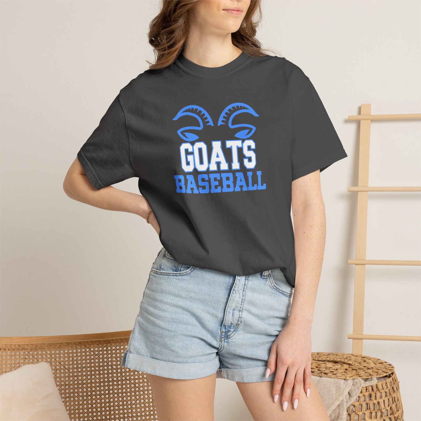 Goats Baseball T-Shirt — Comfort Colors Unisex