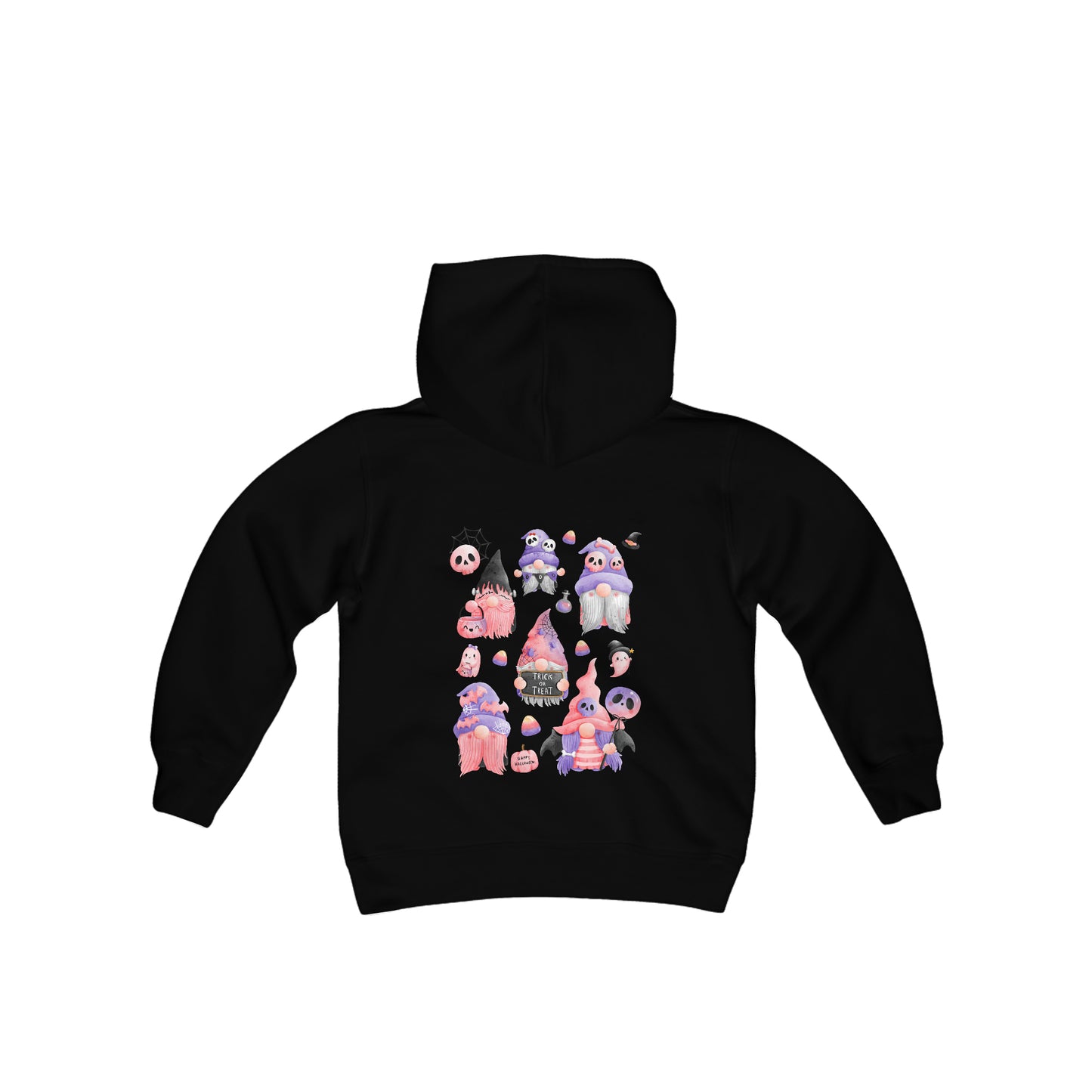 Youth Gnome Halloween Pink/Purple Hoodie version 2
