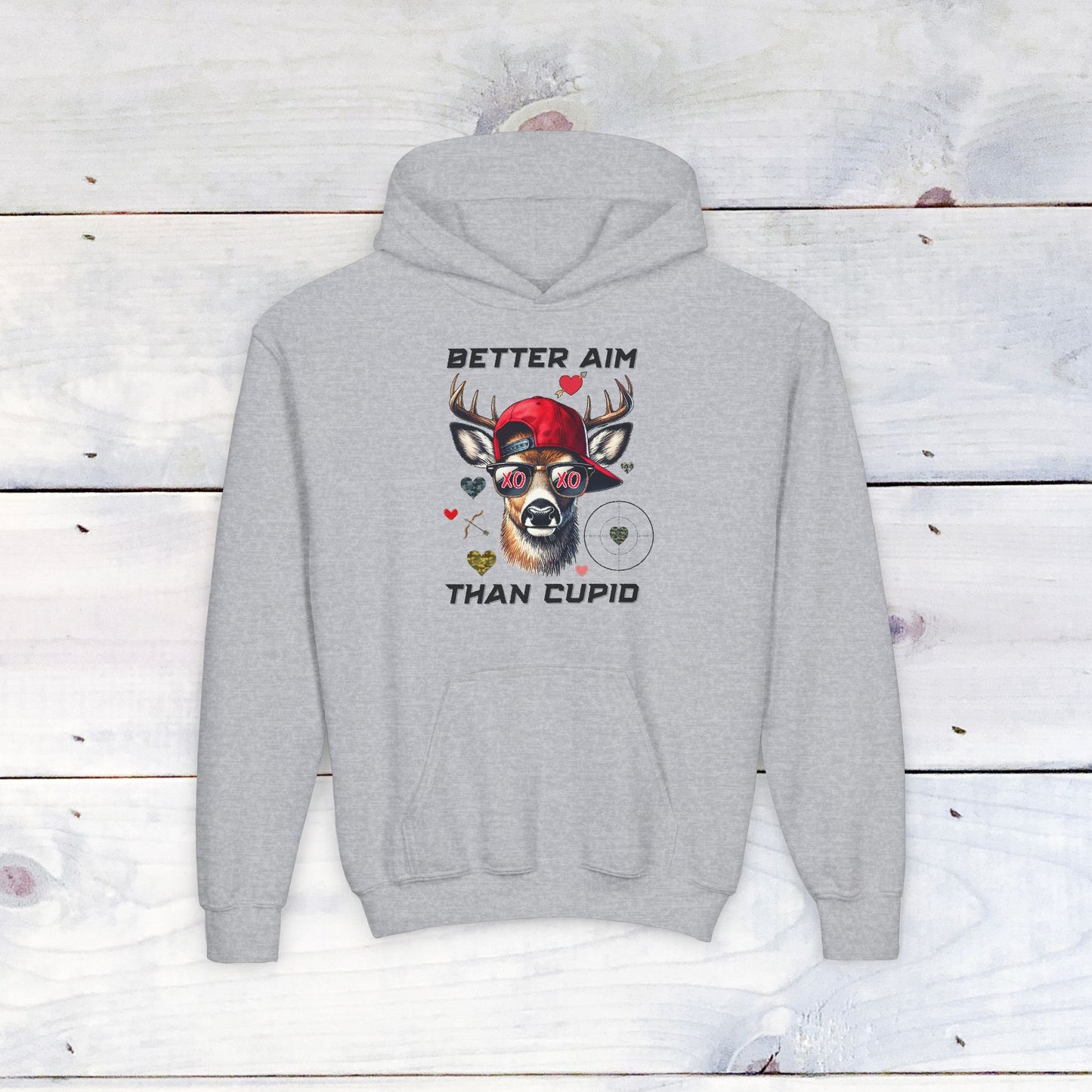 Better Aim than Cupid Youth Sweatshirt