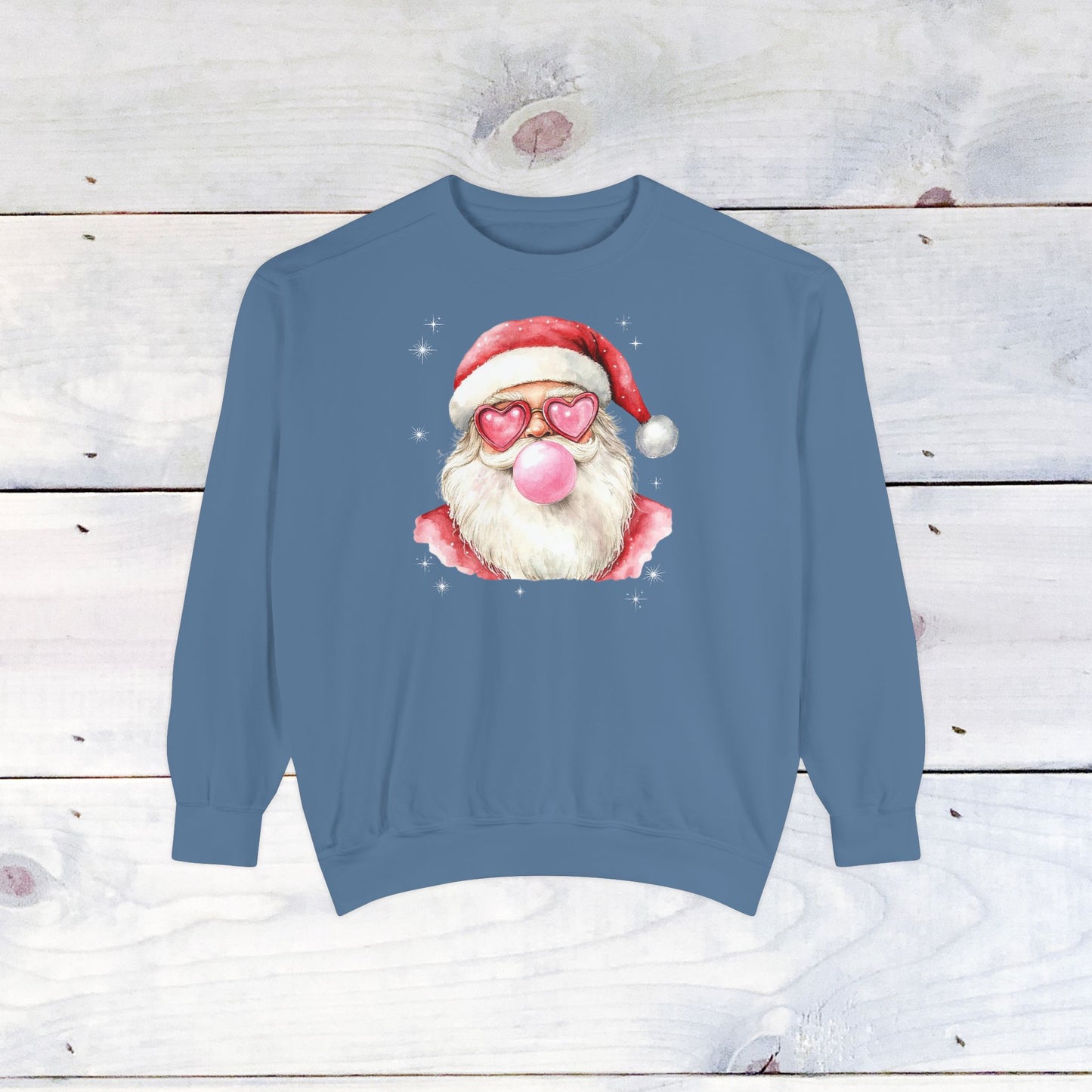 Bubble Gum Santa Comfort Colors Santa