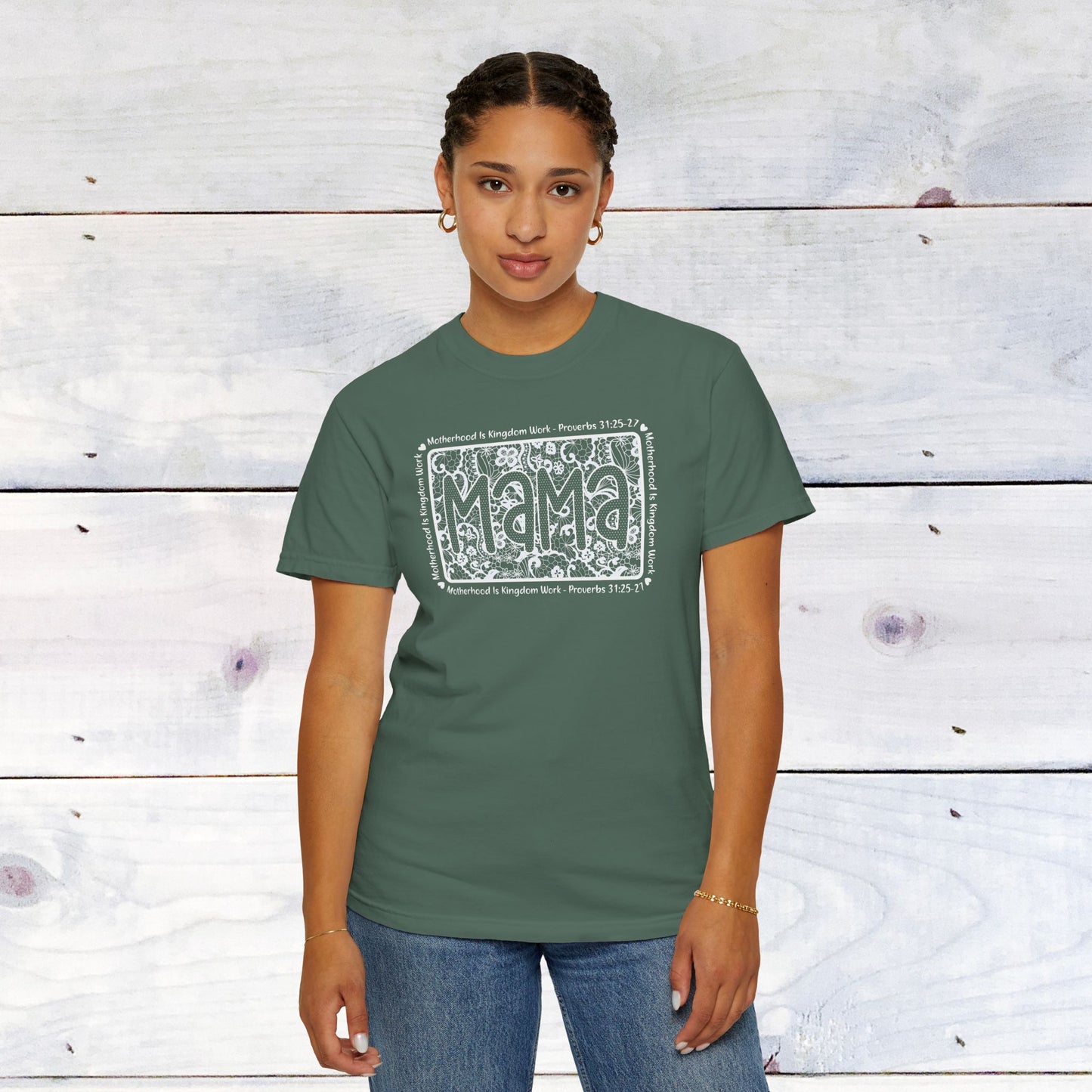 Mama Lace Comfort Colors Unisex Shirt