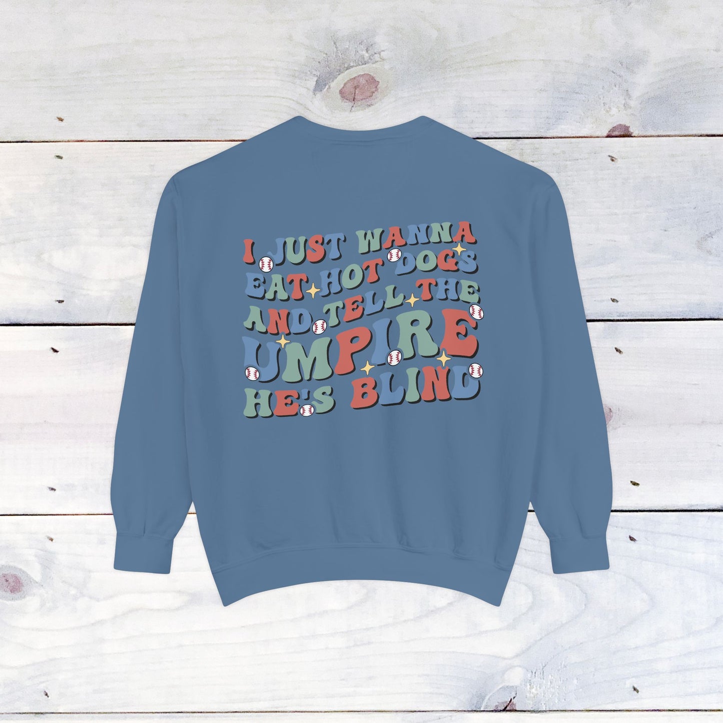 Baseball Mom Comfort Color Sweatshirt