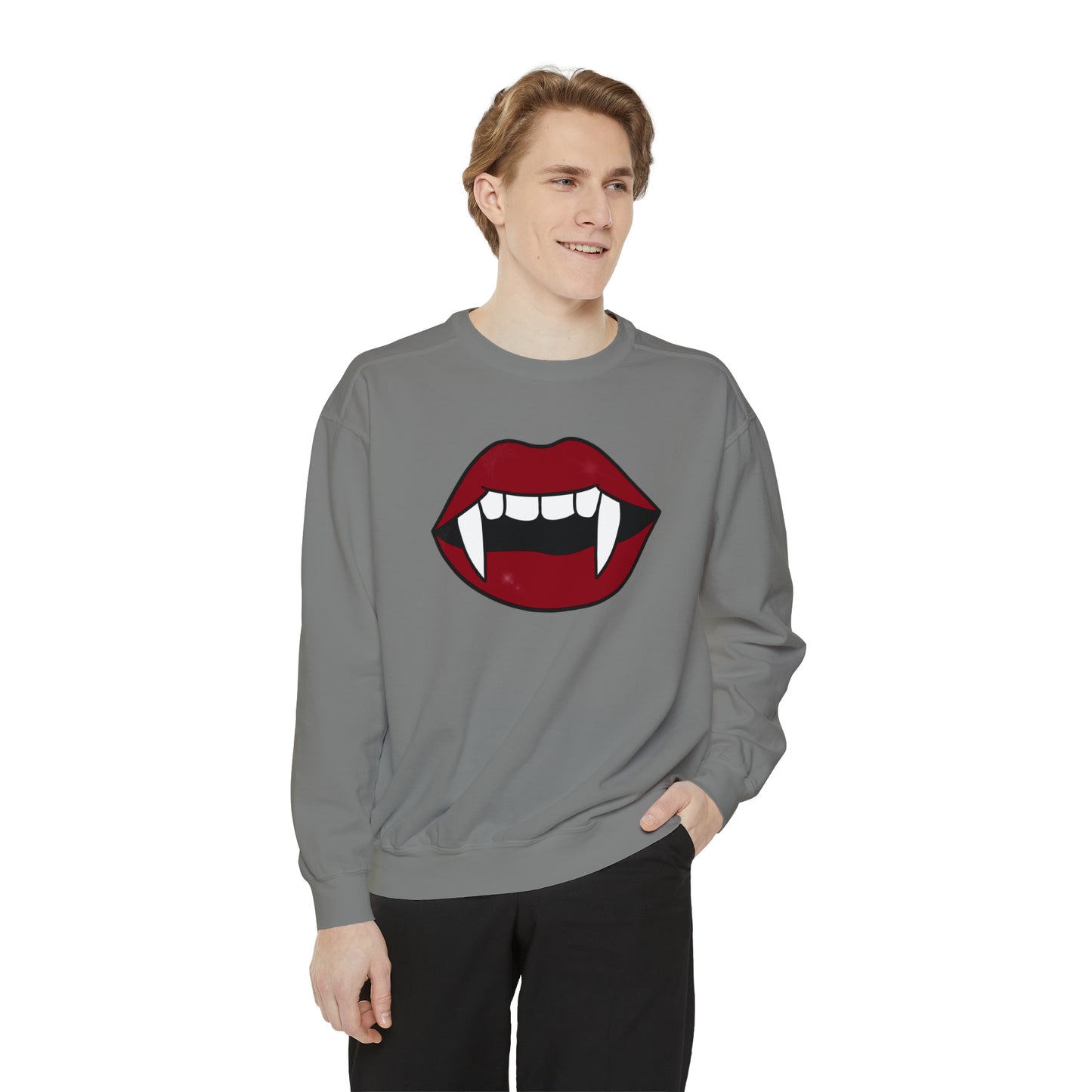 Vampire Fang Comfort Colors Sweater