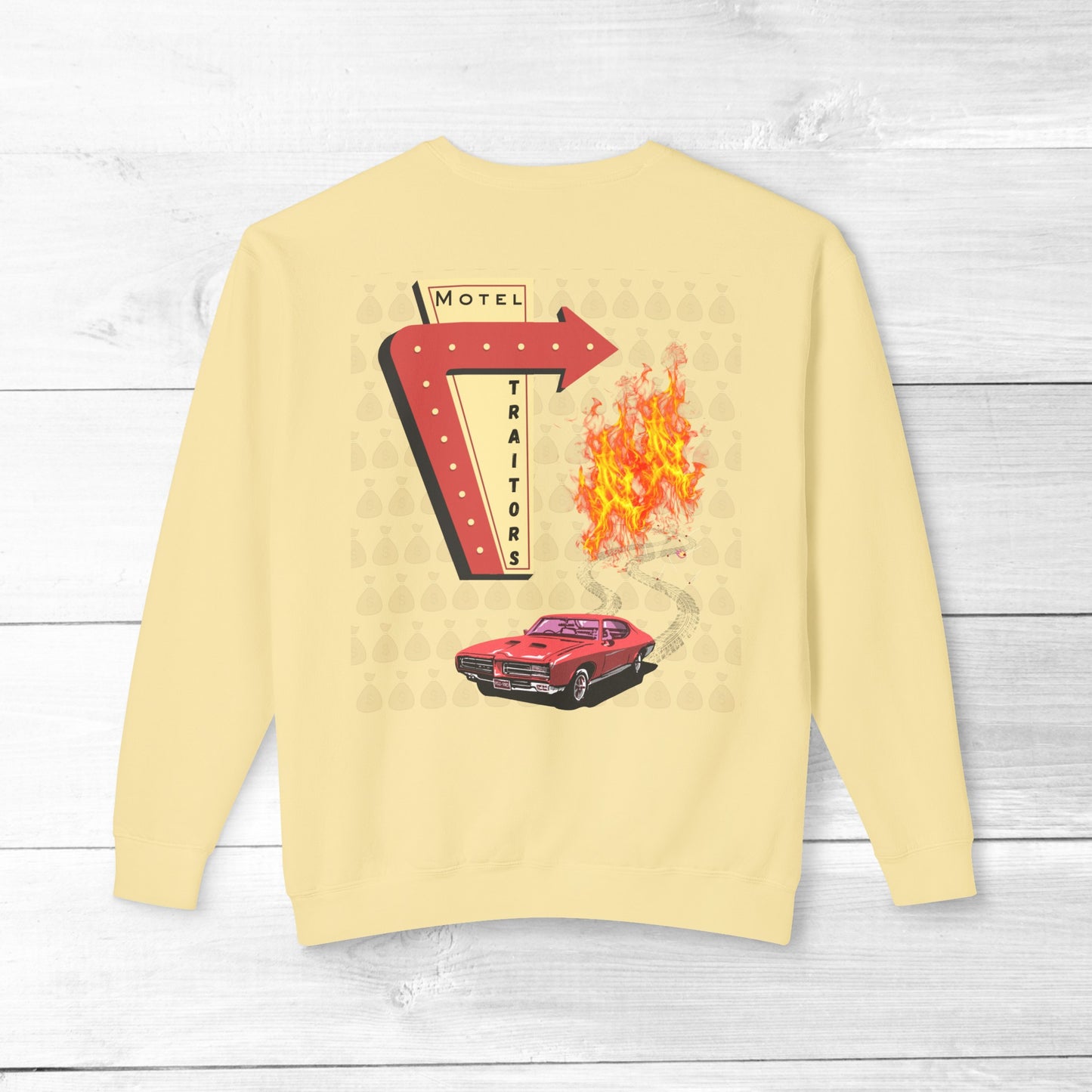 Motel Traitors, Getaway Car - Comfort Colors Sweater