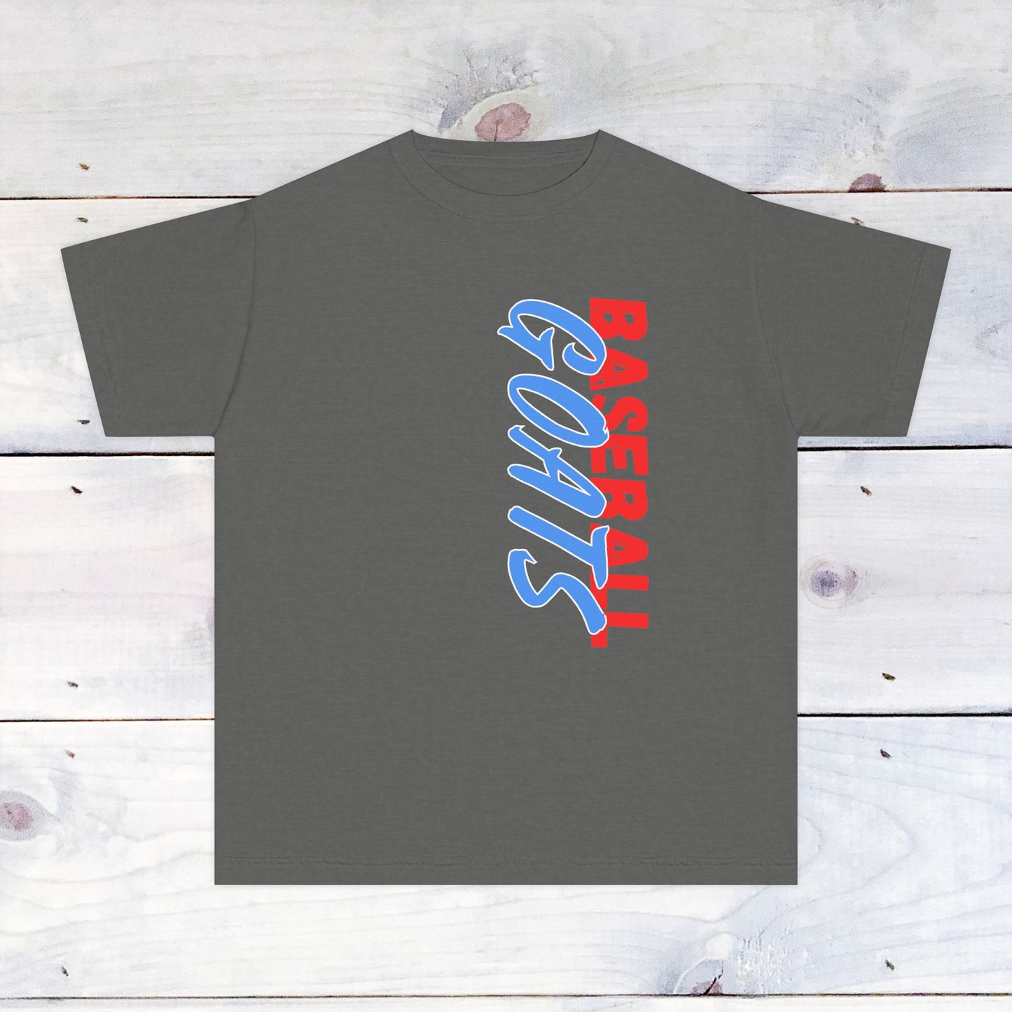 Youth GOATS Baseball Drip Tee -Comfort Colors