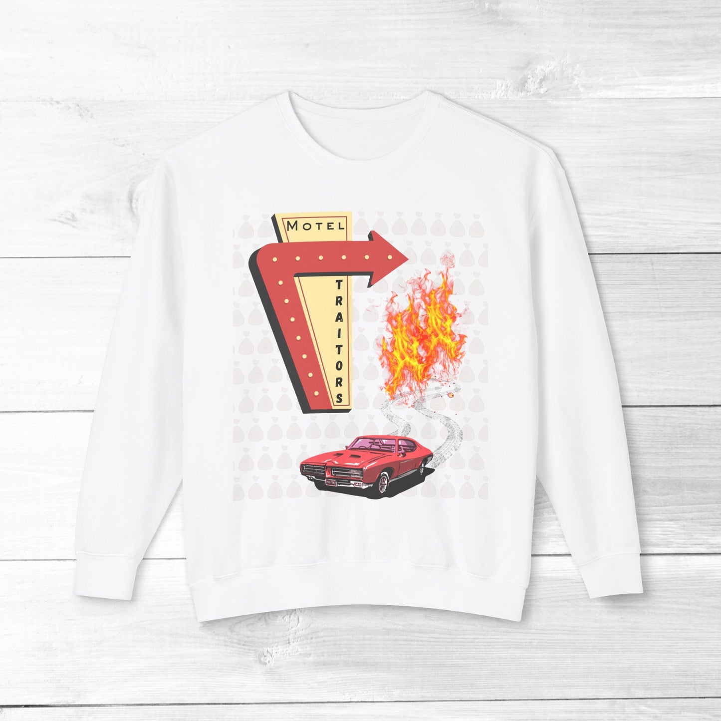 Motel Traitors, Getaway Car - Comfort Colors Sweater