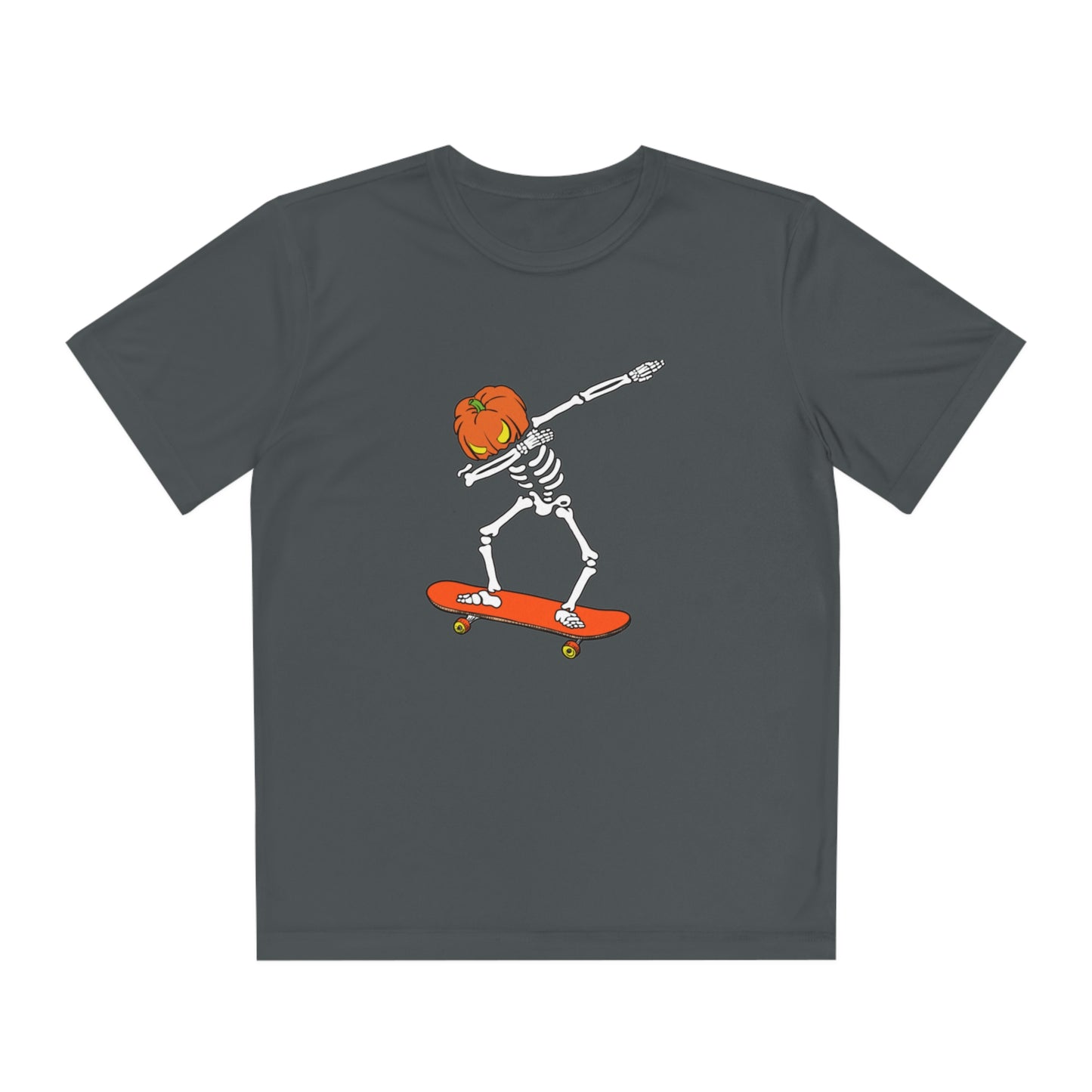 Dabbing Pumpkin Skelly Skater T