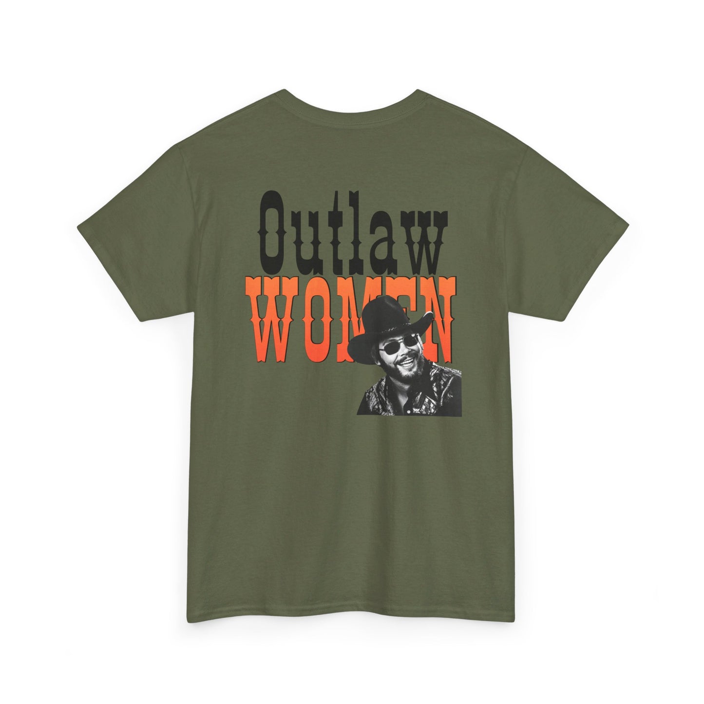 Hank Outlaw Women Unisex Cotton Tee