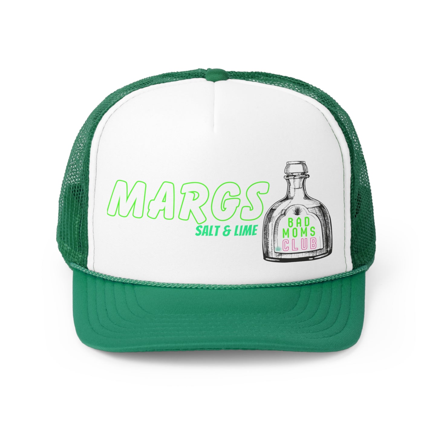 Bad Moms Club - Trucker - Marg Salt & Lime