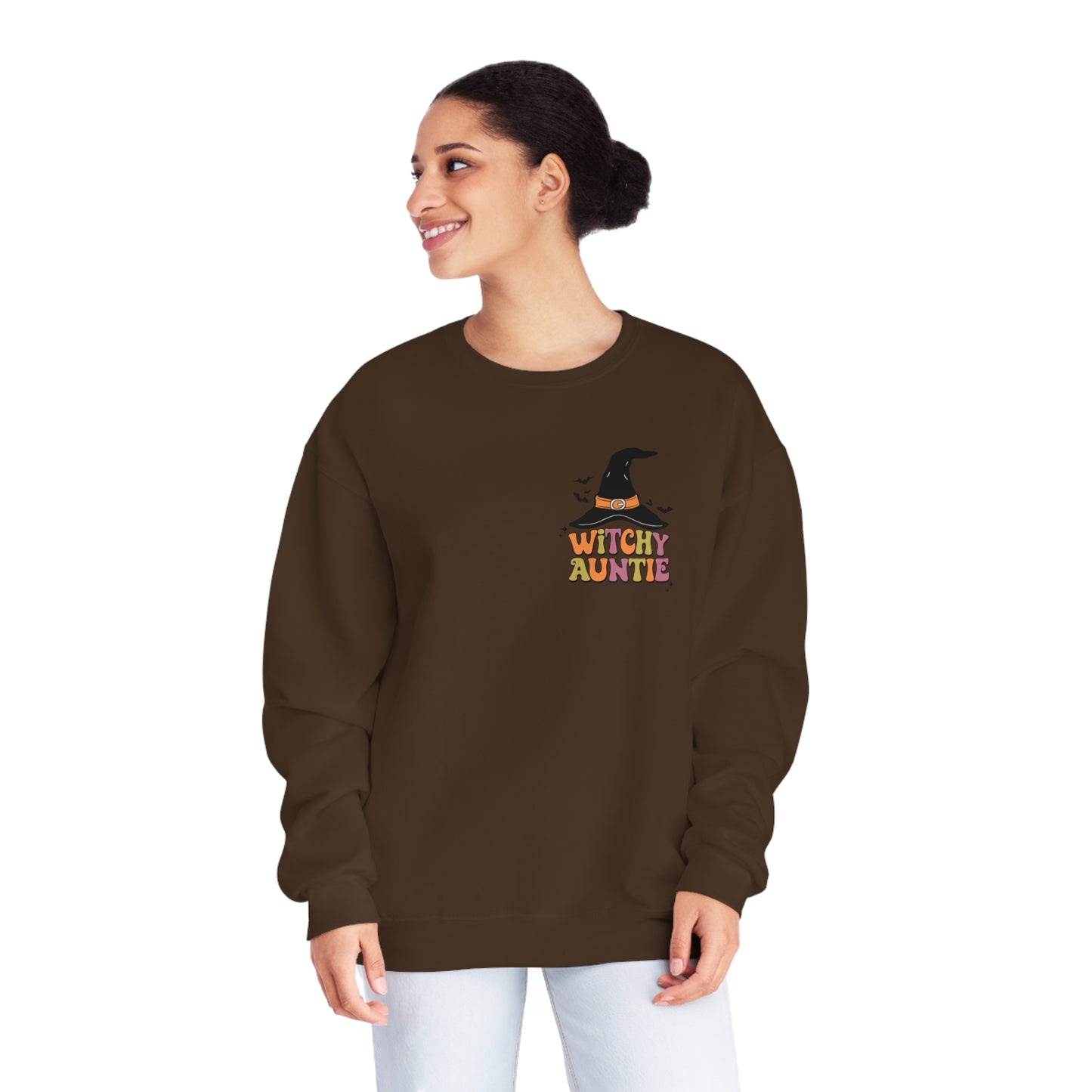 Witchy Auntie -- Unisex NuBlend® Crewneck Sweatshirt