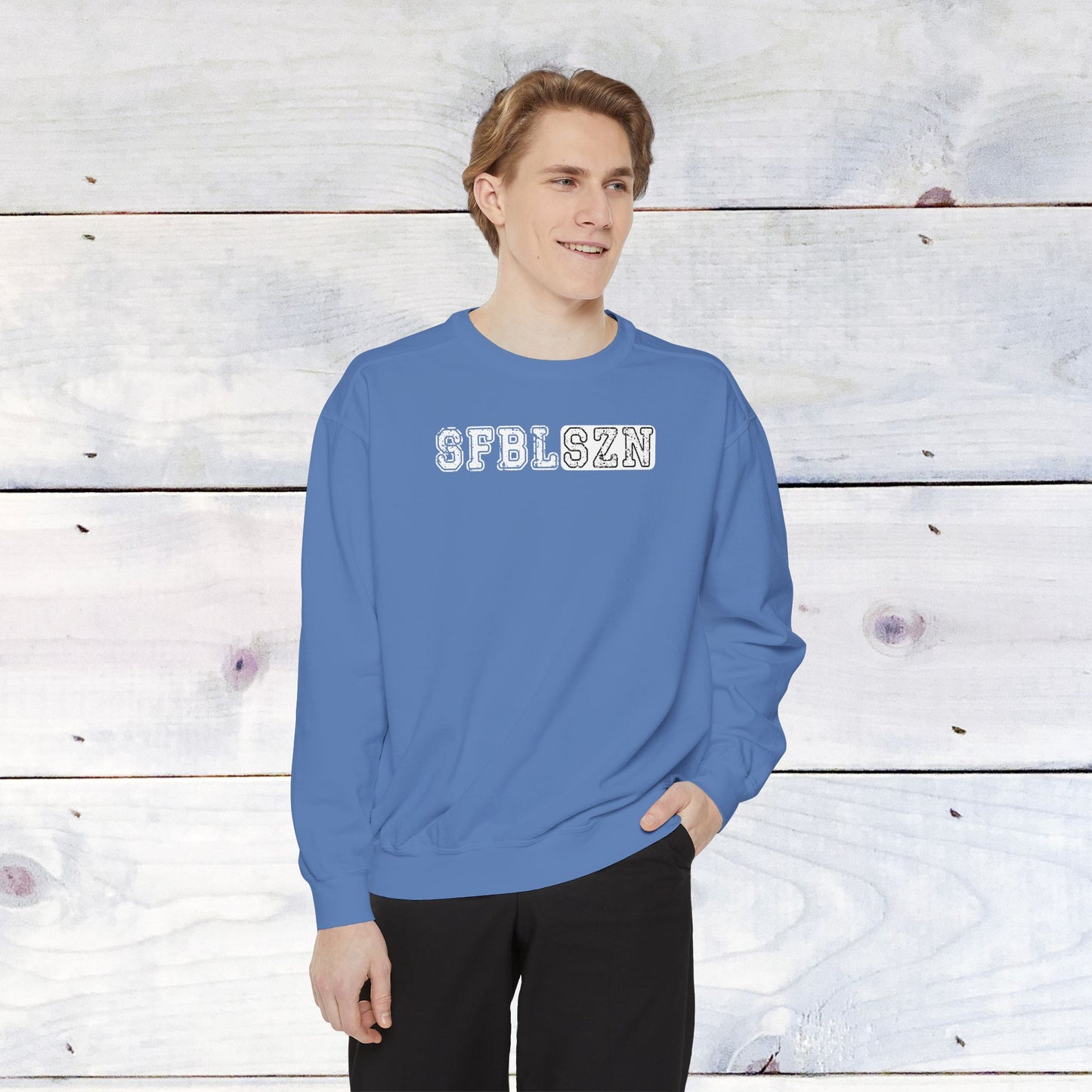 Softball Season Custom Comfort Colors Sweater