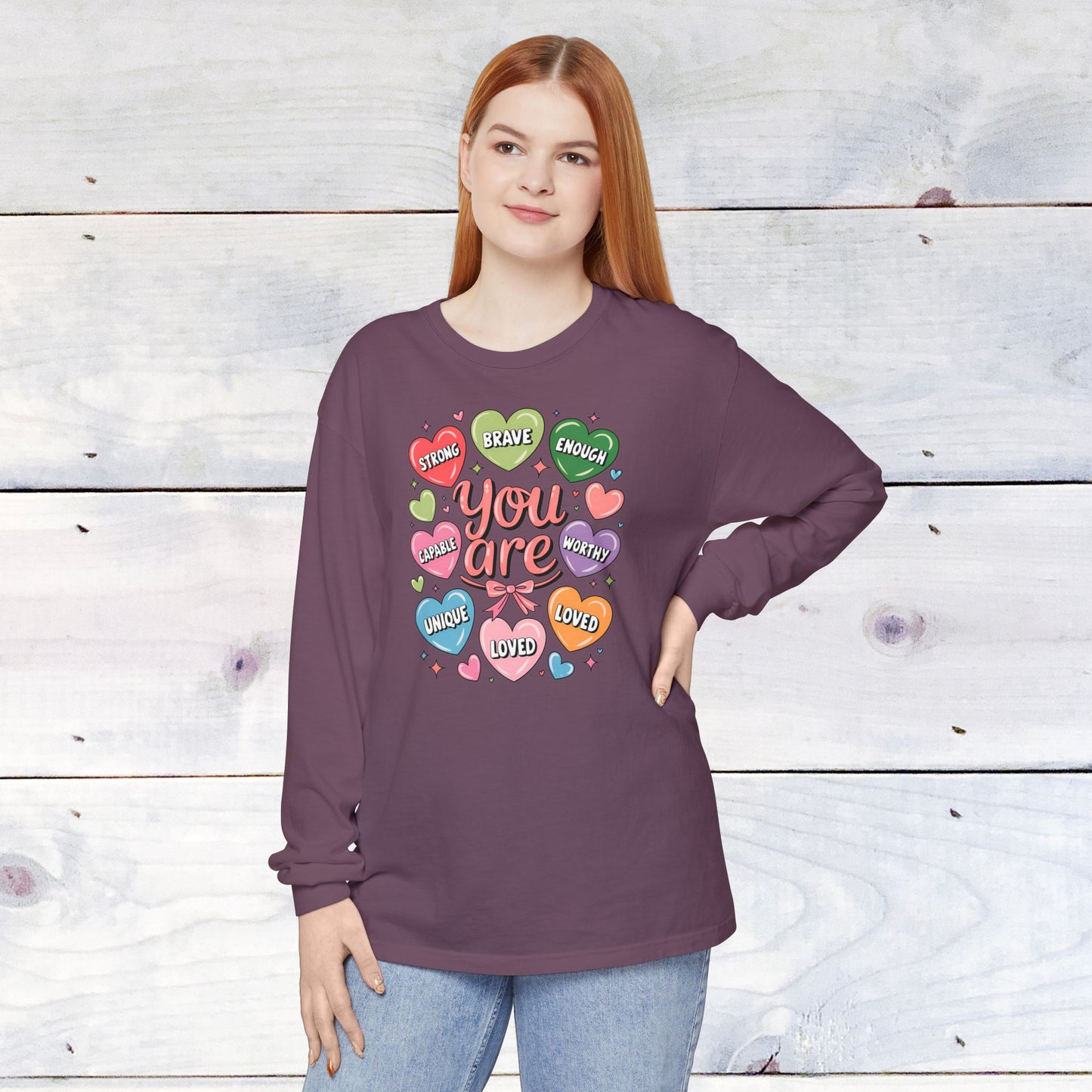 You are Loved Comfort Colors Long Sleeve T-Shirt
