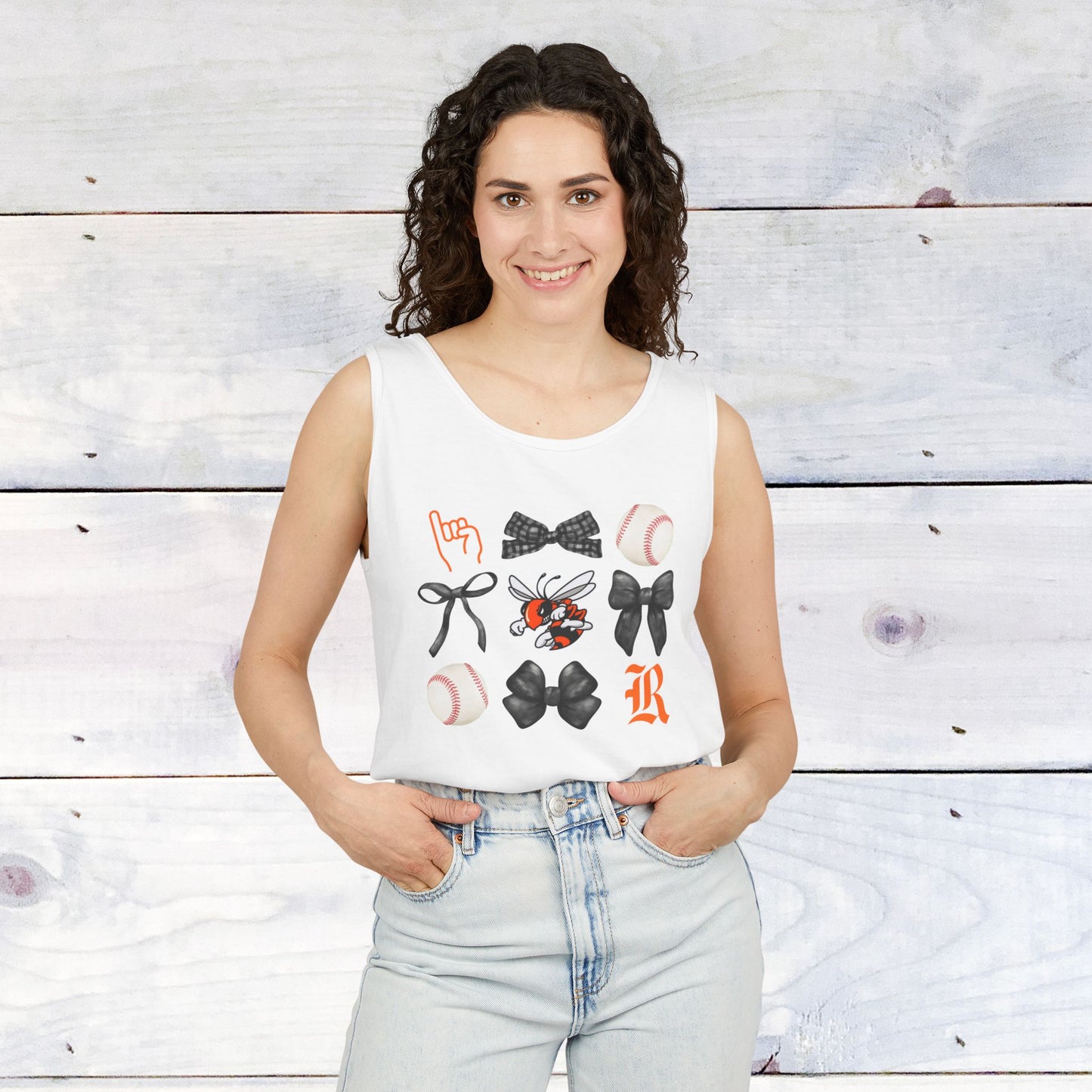 Jacket Baseball Grid Comfort Colors Tank Top