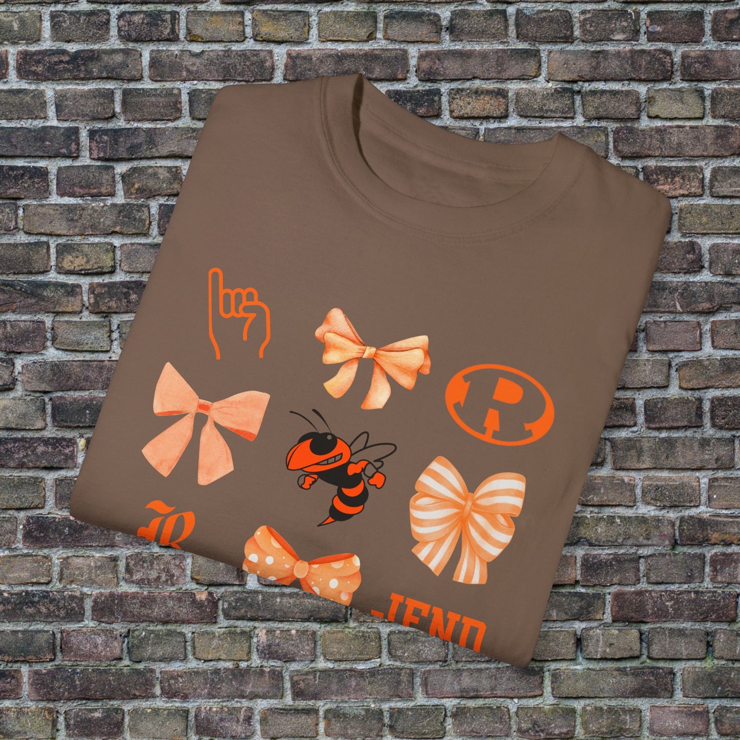 Rockwal Yellowjacket Bow Comfort Colors T