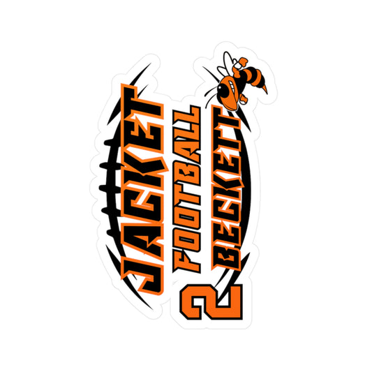 Backett Custom Jackets Sticker