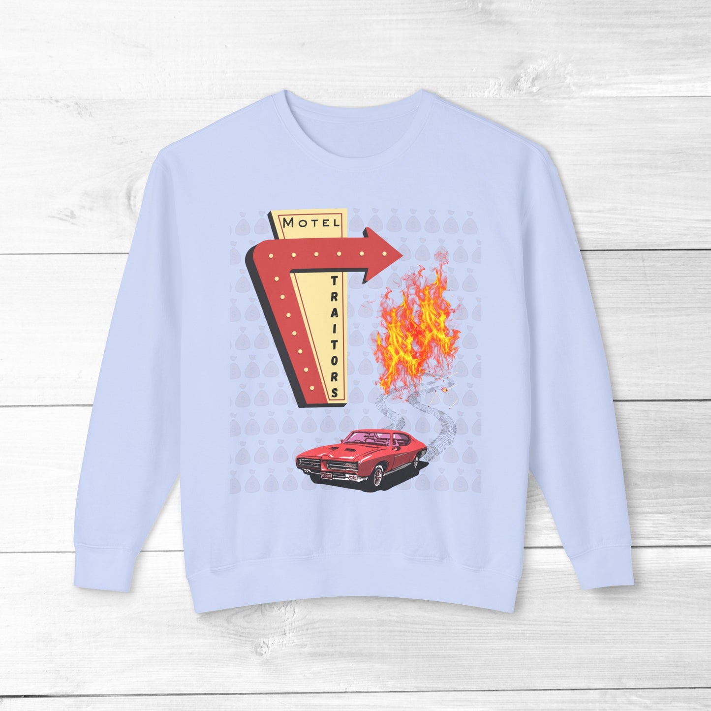 Motel Traitors, Getaway Car - Comfort Colors Sweater