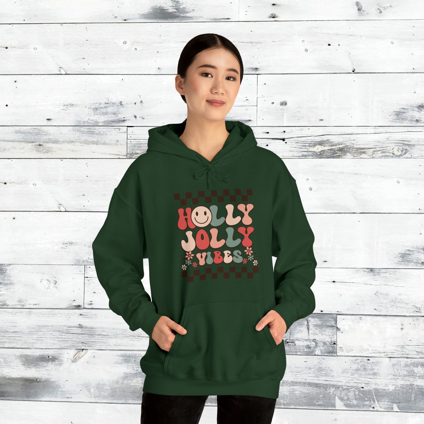 Holly Jolly Vibes Hoodie