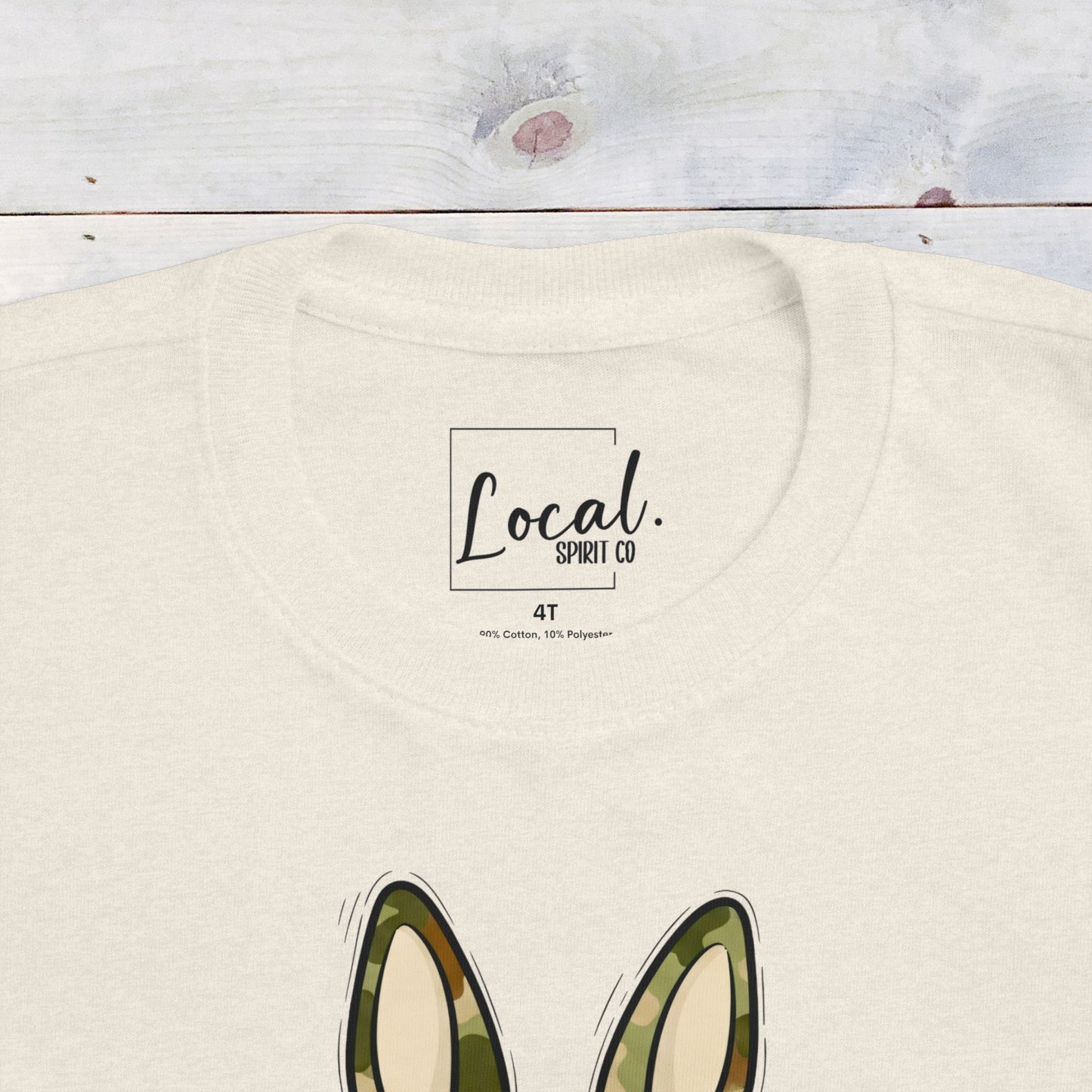Camo Bunny Toddler Shirt