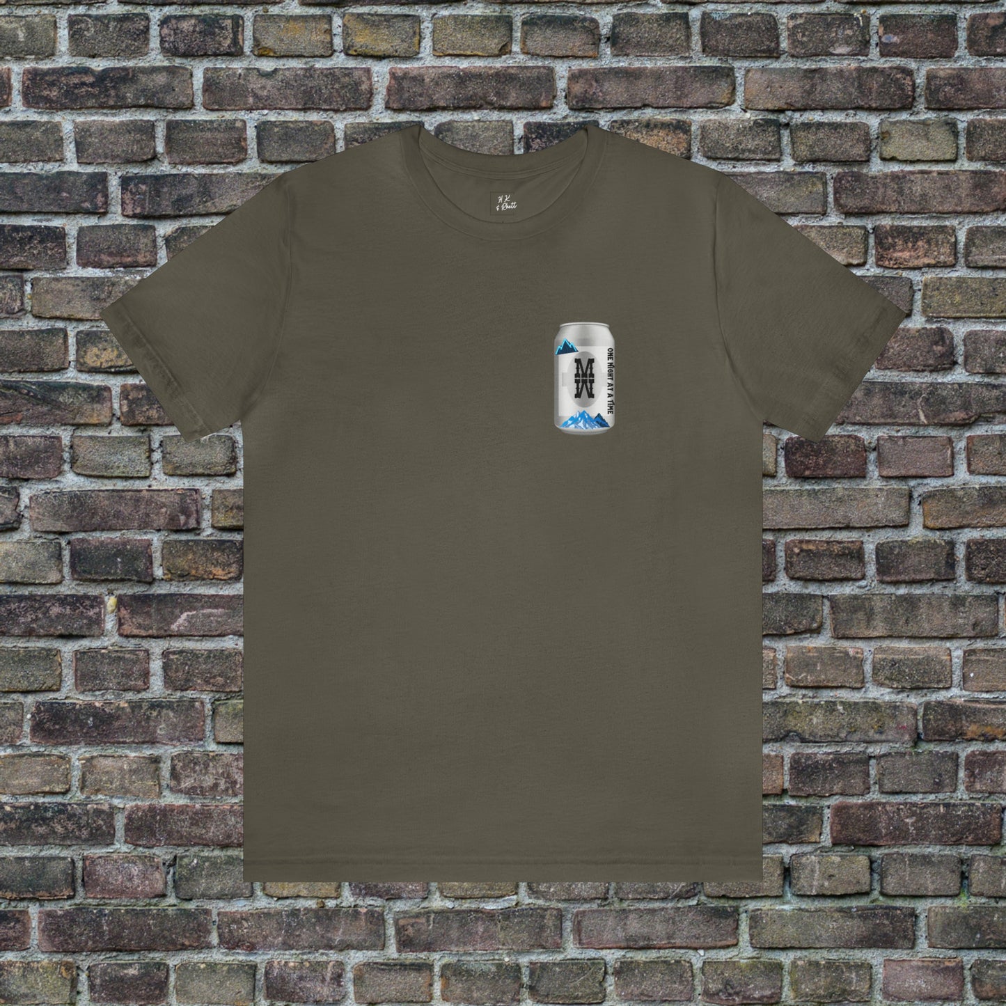 Wallen Tour Shirt - Beer Can Front, Country A$$ Sh*t Back  Unisex T-shirt, White Text