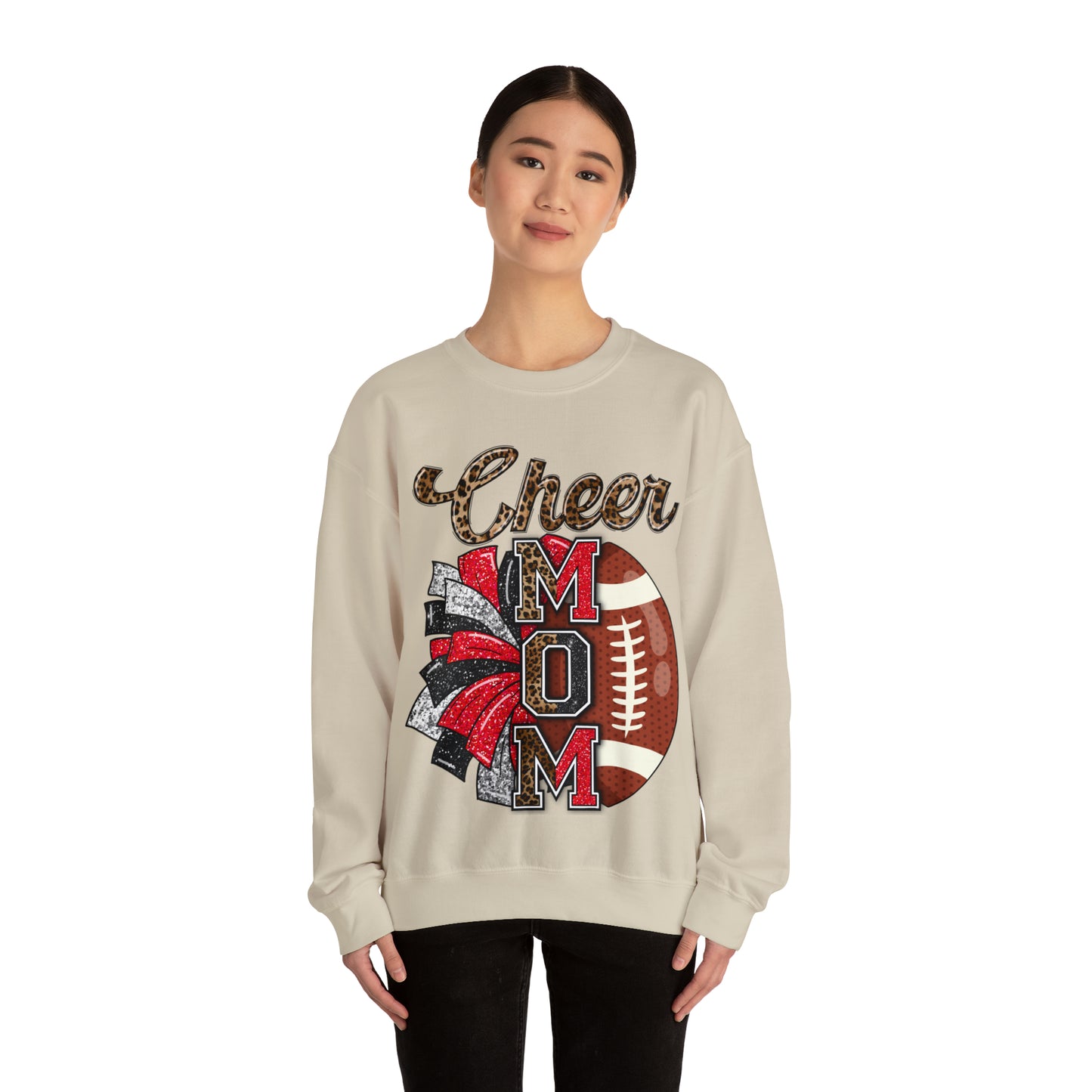 Cheer Mom Glitz Front Sweater