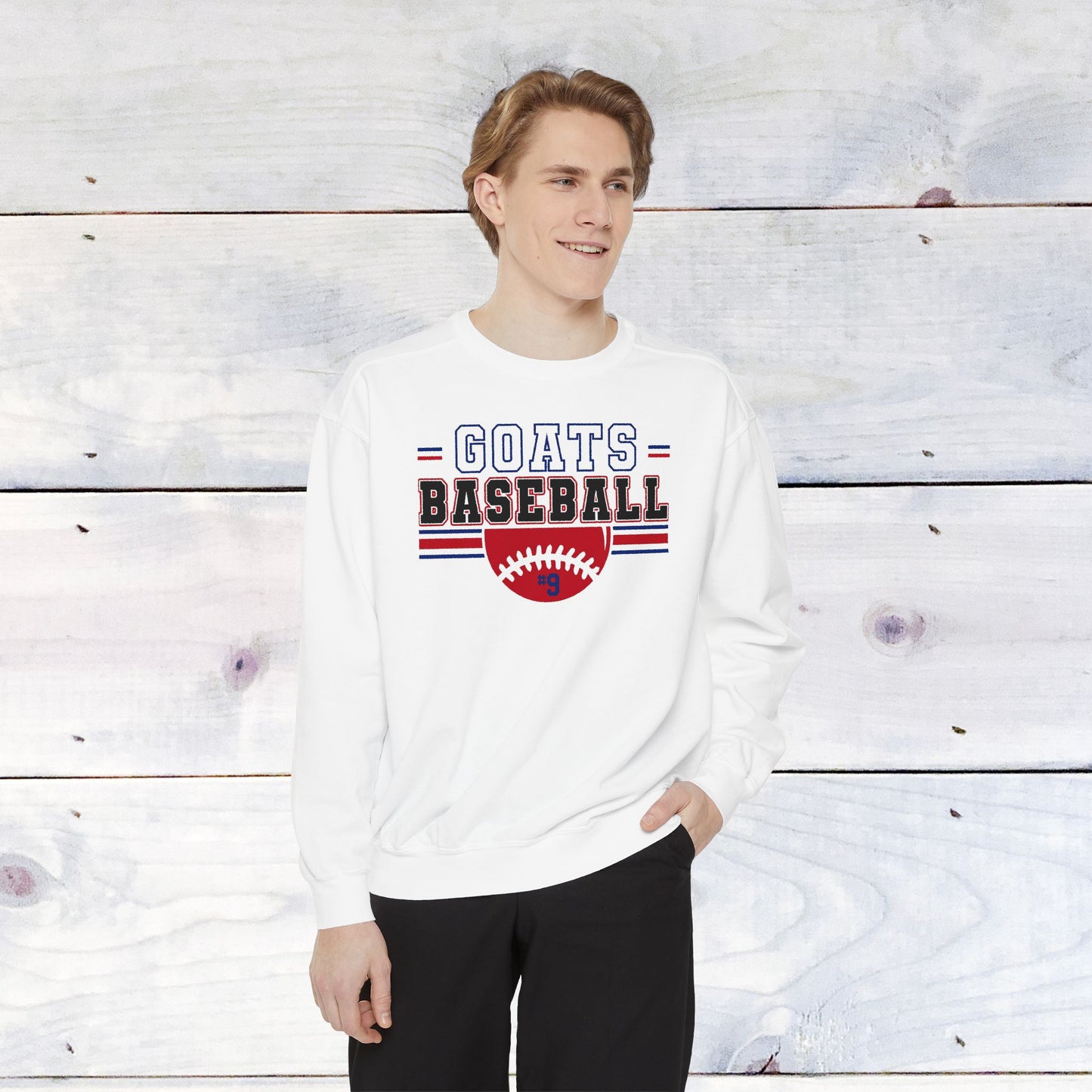 GOATS Baseball Custom Comfort Colors Sweater
