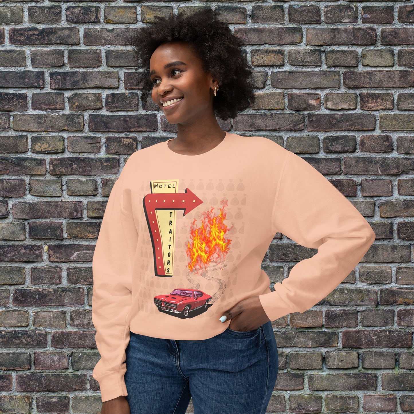 Motel Traitors, Getaway Car - Comfort Colors Sweater