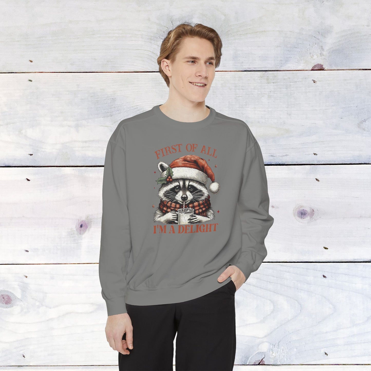 I'm a Delight Comfort Colors Holiday Sweater