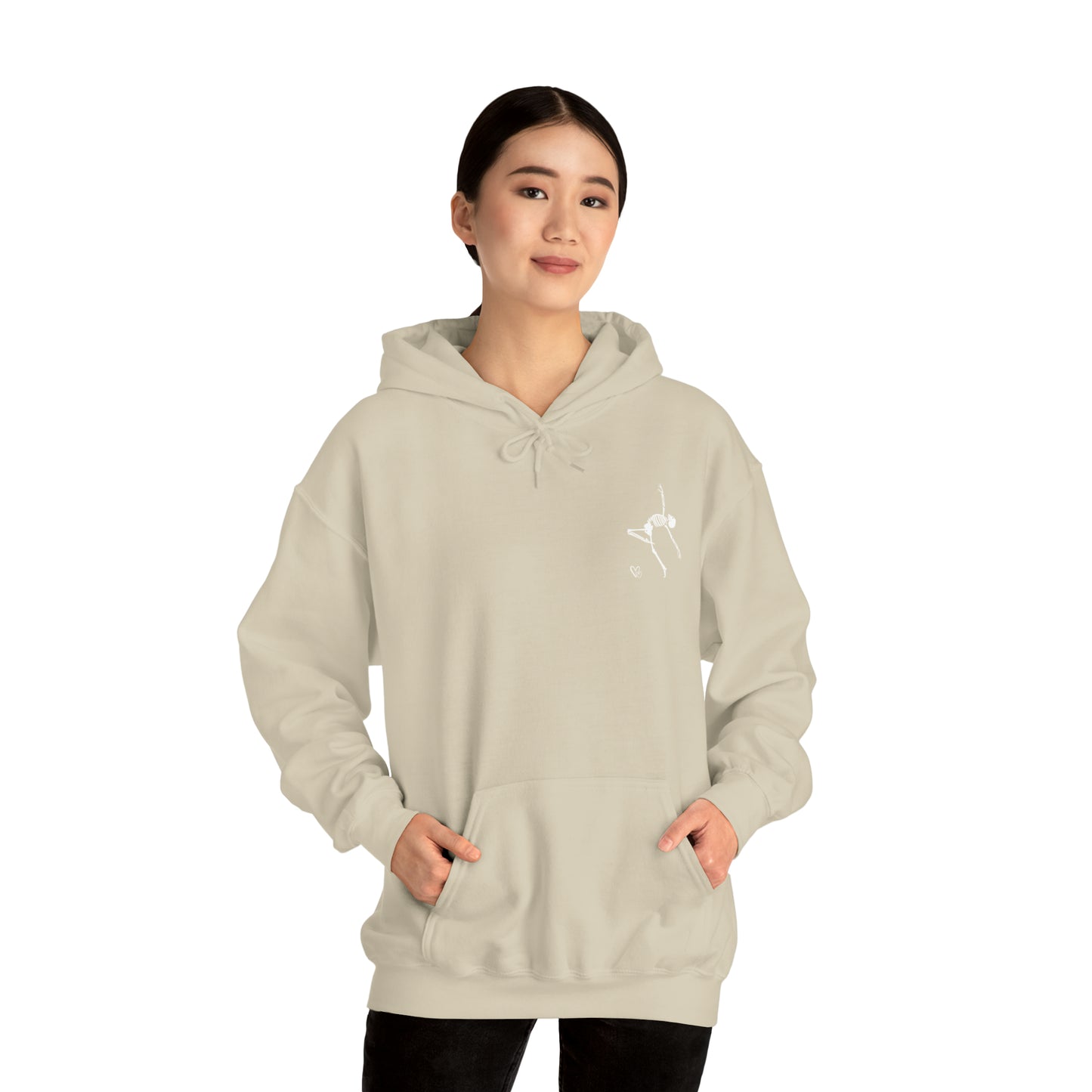 Dancing Skeleton Hoodie- Dancing Skeleton Front- Multi -Dancing Skeleton Back, Mutliple Color Options, Unisex Heavy Blend™ Hooded Sweatshirt