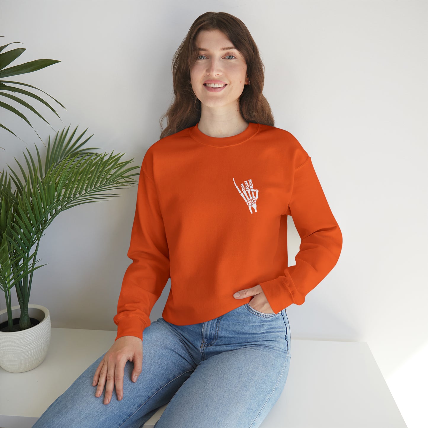 Skelly Stingers Up and Rockwall Back Sweater