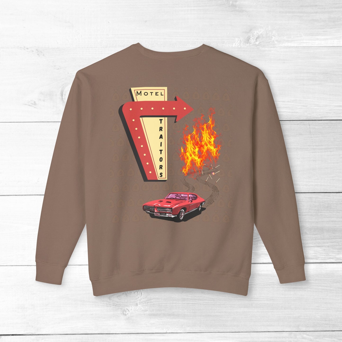Motel Traitors, Getaway Car - Comfort Colors Sweater