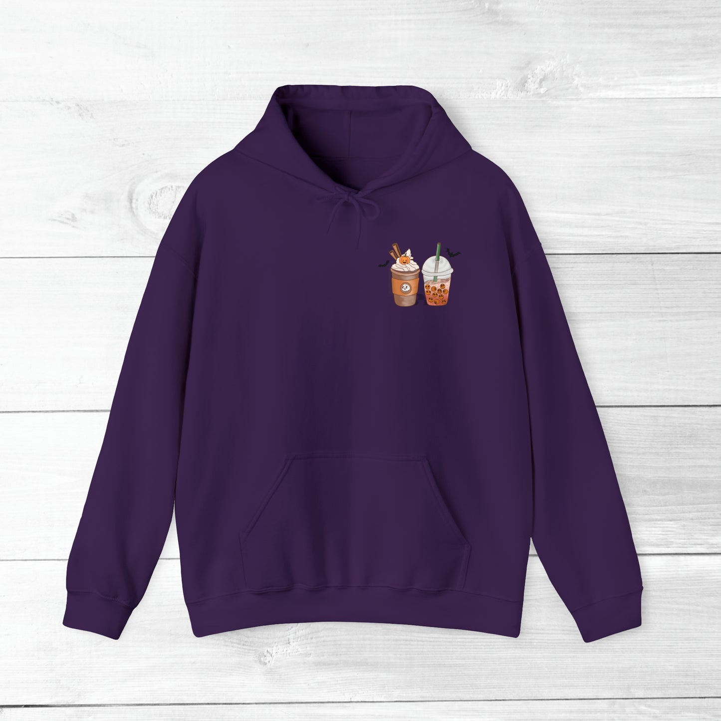 Halloween Coffee Hoodie - Hocus Pocus I need Coffee to Focus Back