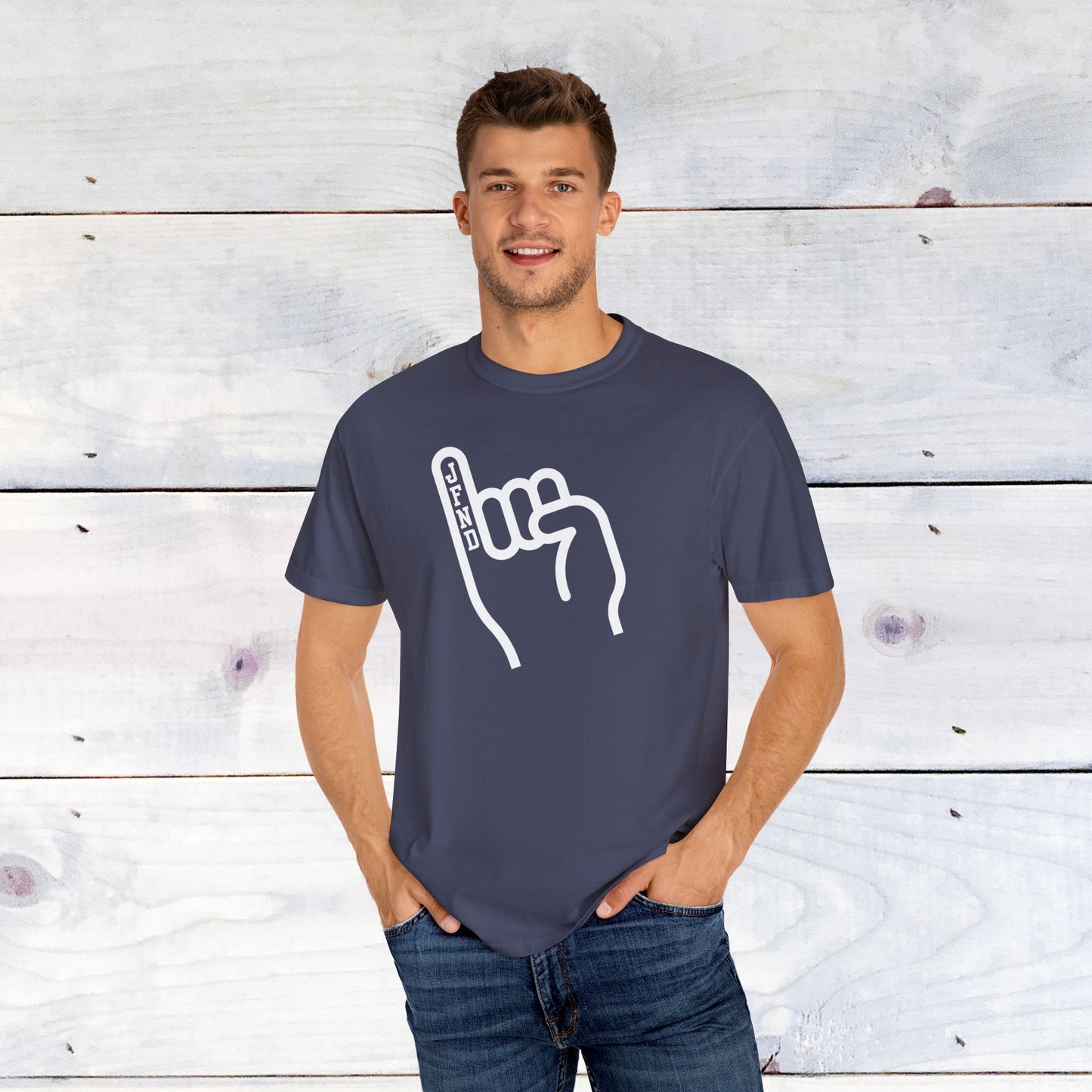 JFND Stinger Comfort Colors T - White Text