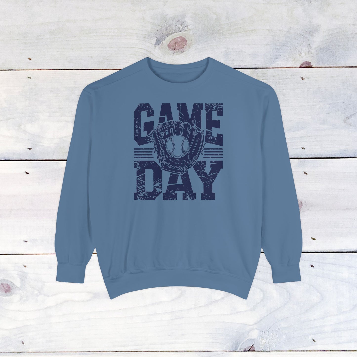 Navy Game Day Comfort Colors Sweater