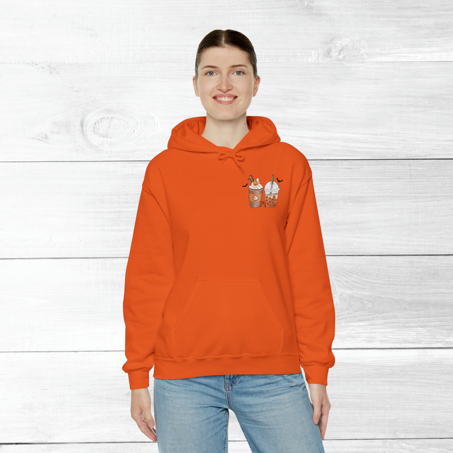 Halloween Coffee Hoodie - Hocus Pocus I need Coffee to Focus Back