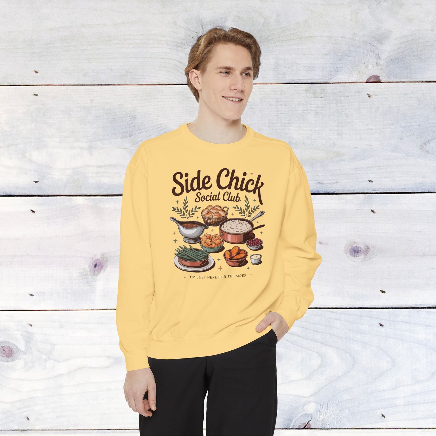 Side Chick Comfort Colors Sweatshirt