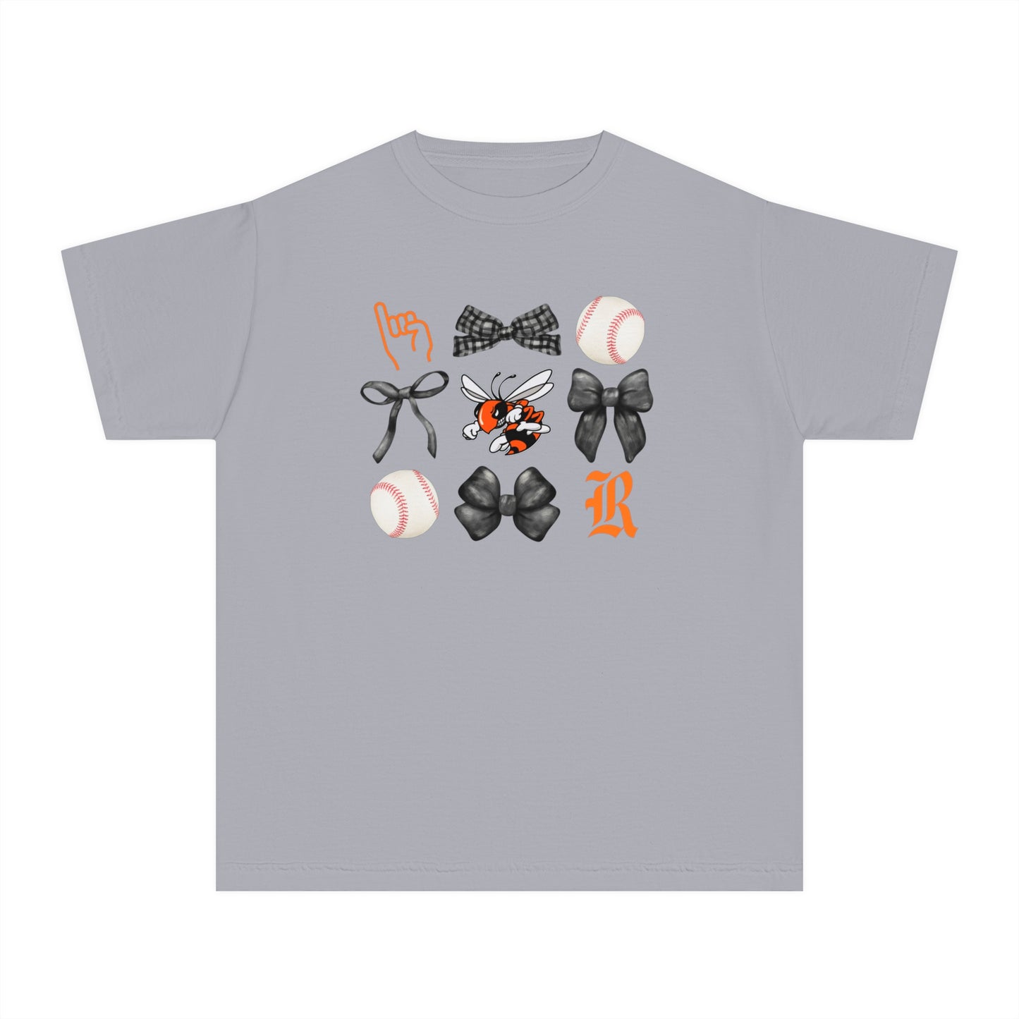 Youth Jackets Baseball Grid Comfort Colors T Shirt