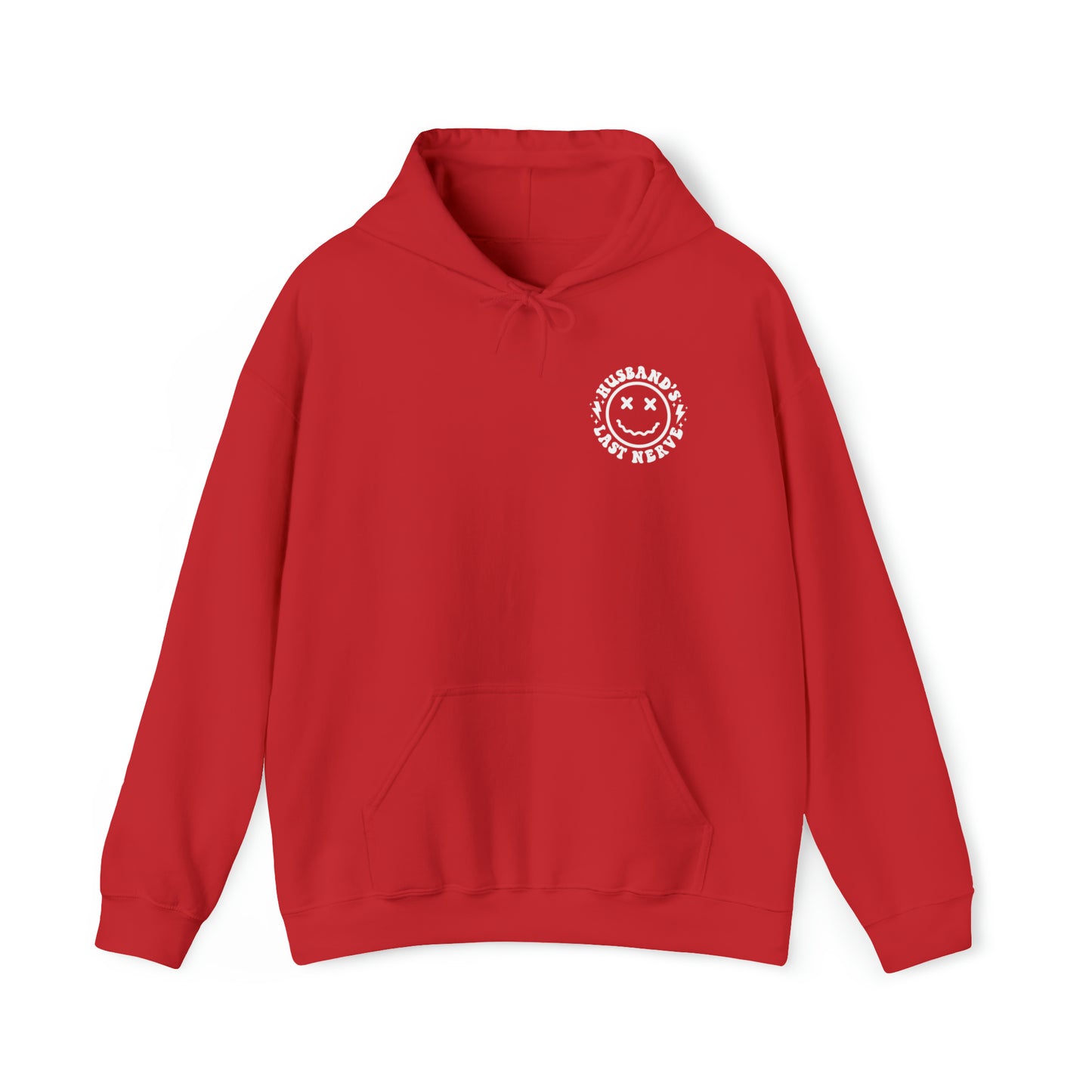 Husband's Last Nerve Hoodie - White Text