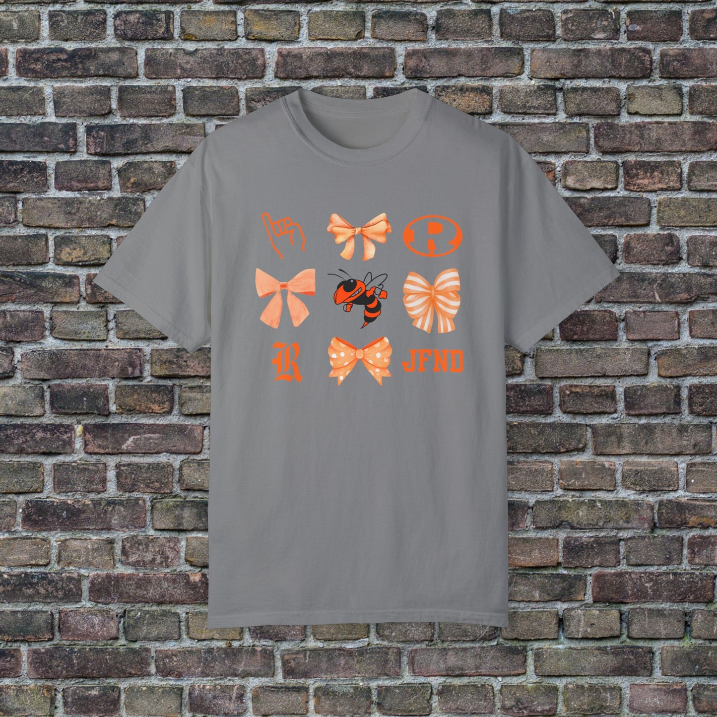 Rockwal Yellowjacket Bow Comfort Colors T