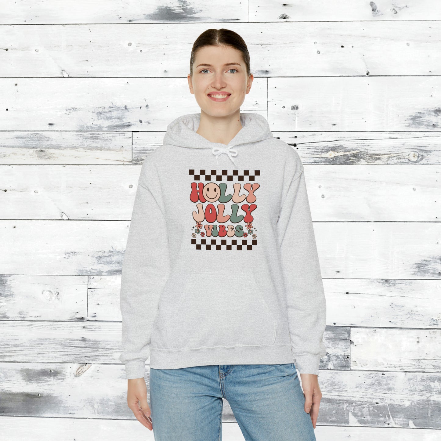 Holly Jolly Vibes Hoodie