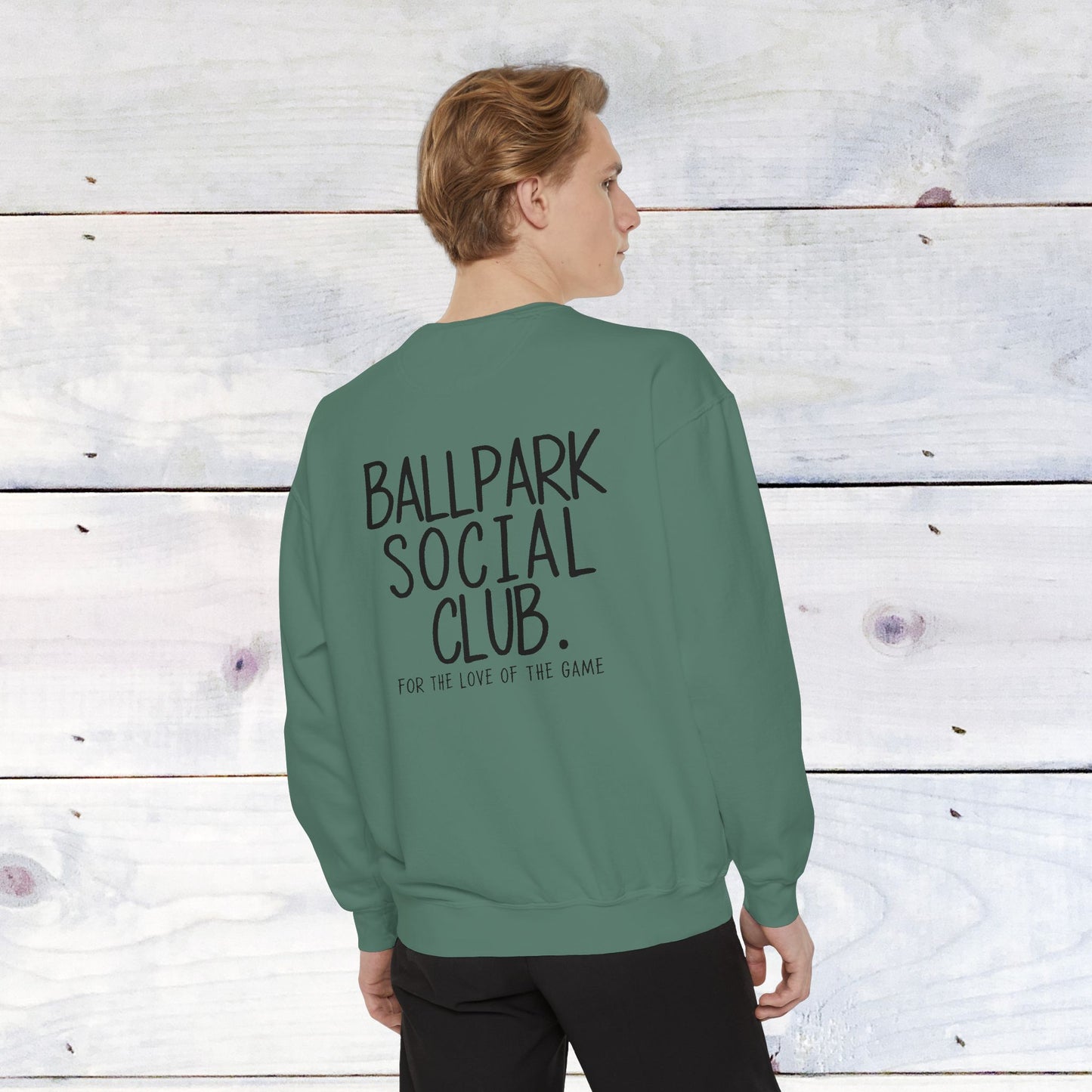 Ballpark Social Club Comfort Color Sweatshirt Black