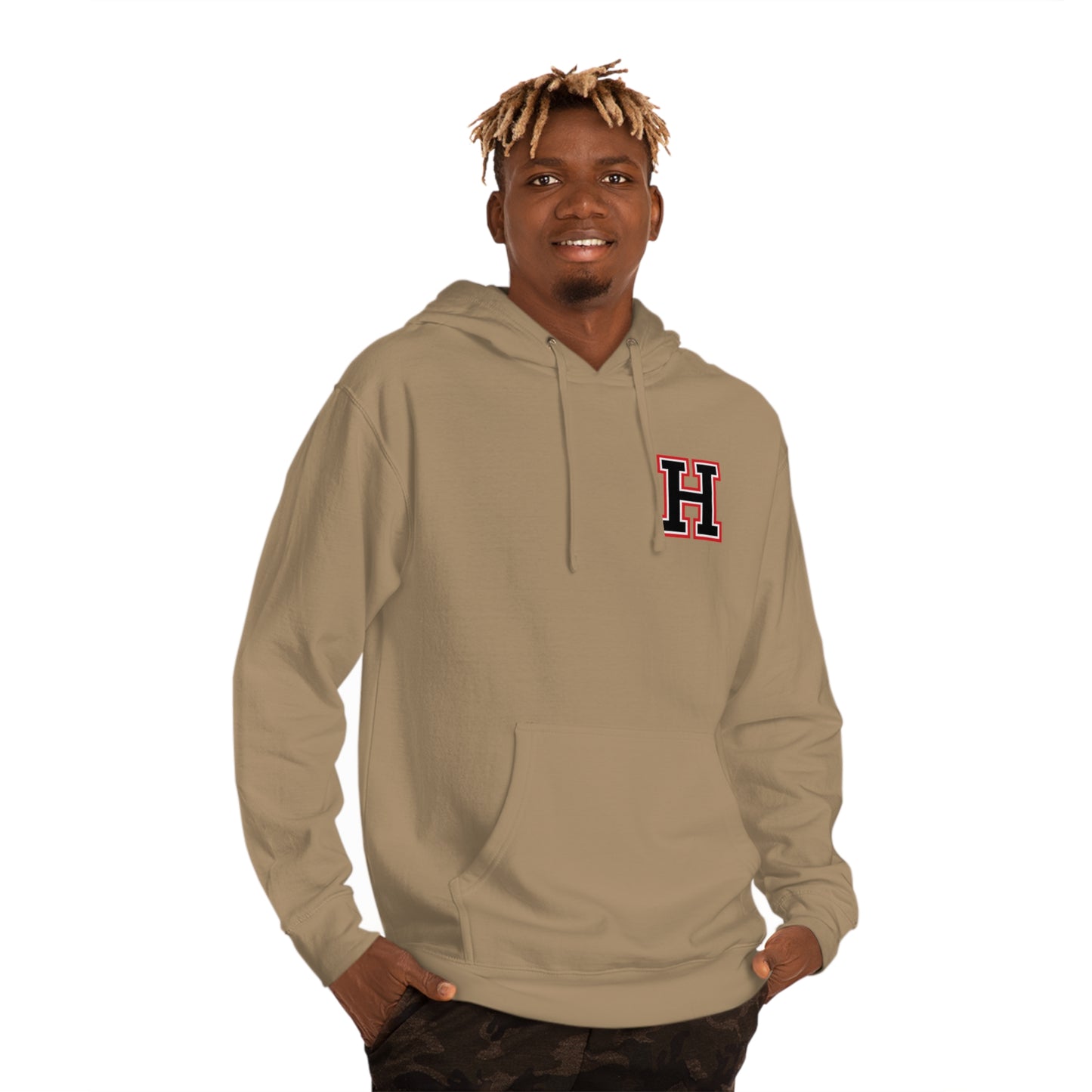 Heath Hawks , Win the Day Back Hoodie