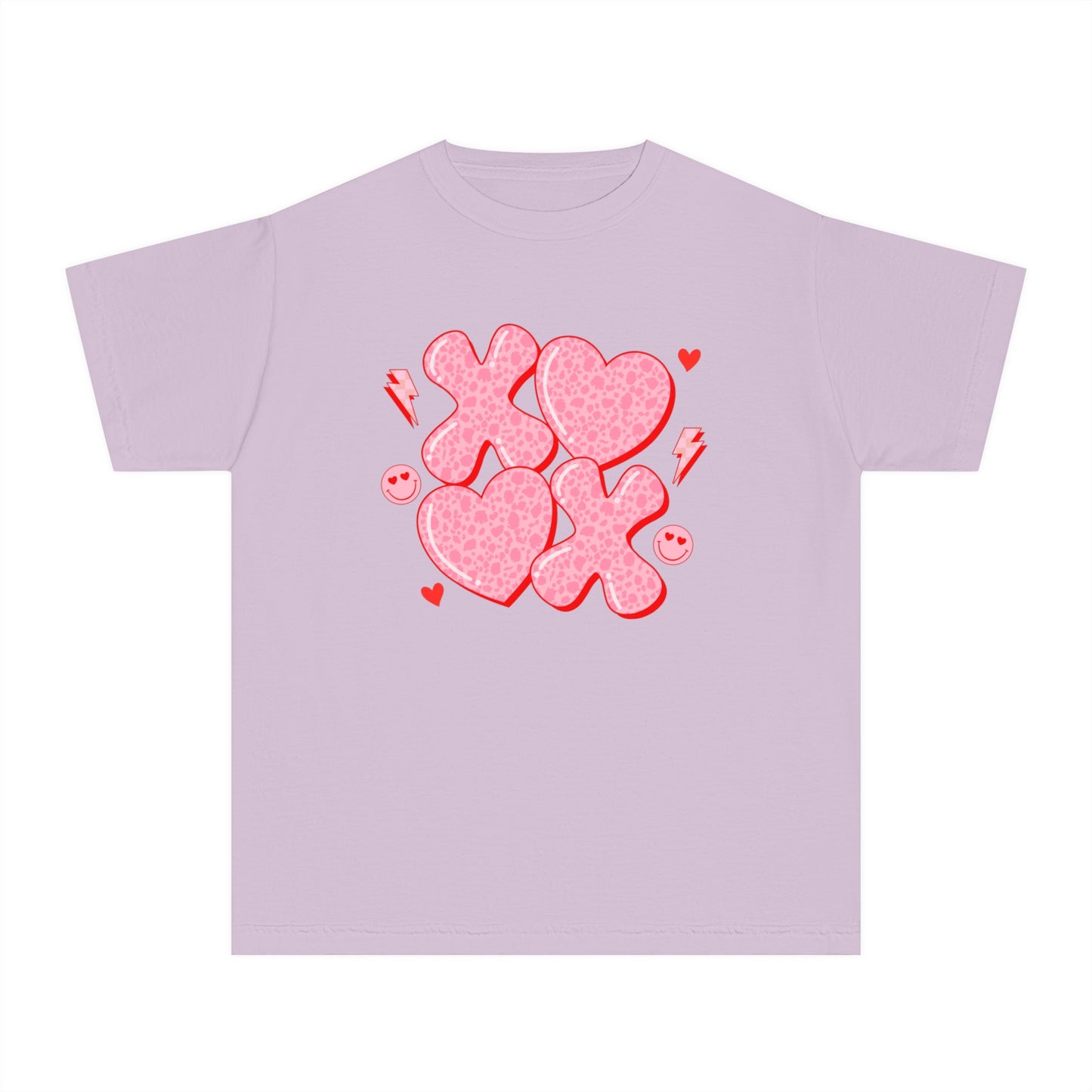 XOXO Cheetah Youth Comfort Colors Tee