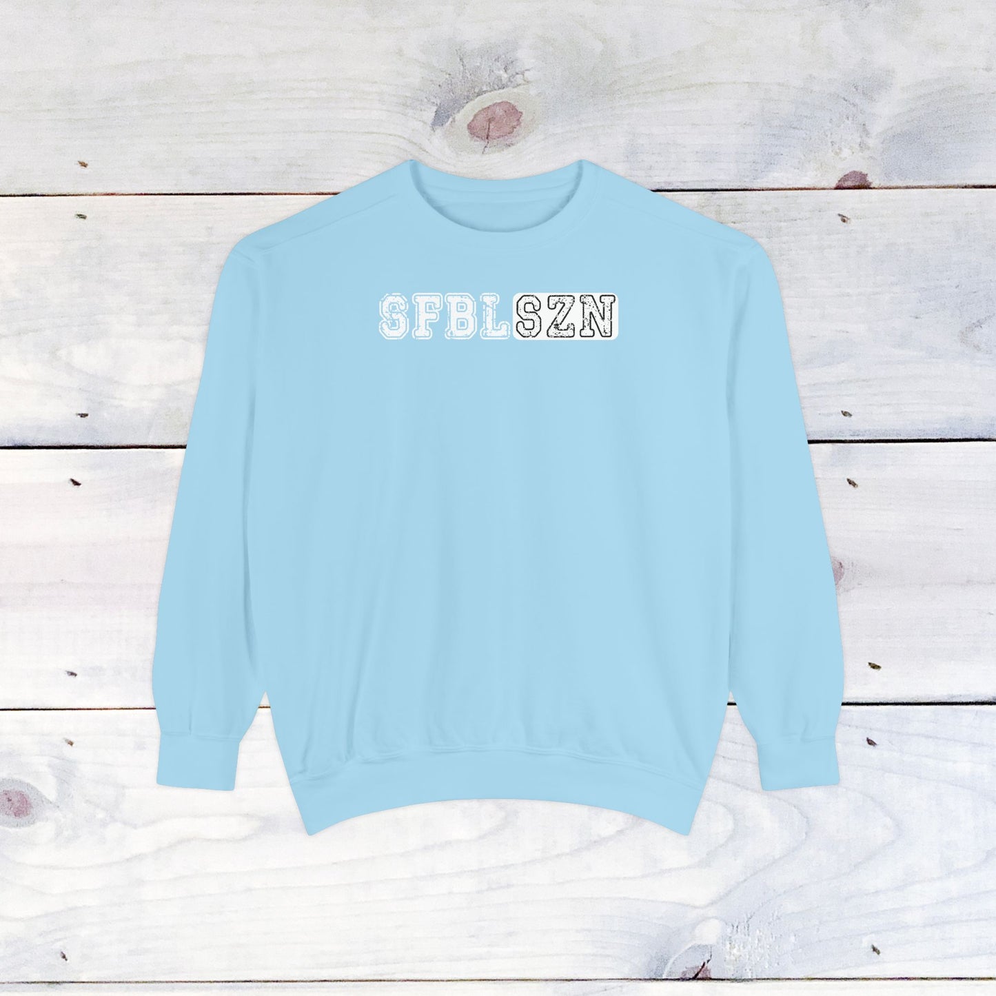 Softball Season Custom Comfort Colors Sweater