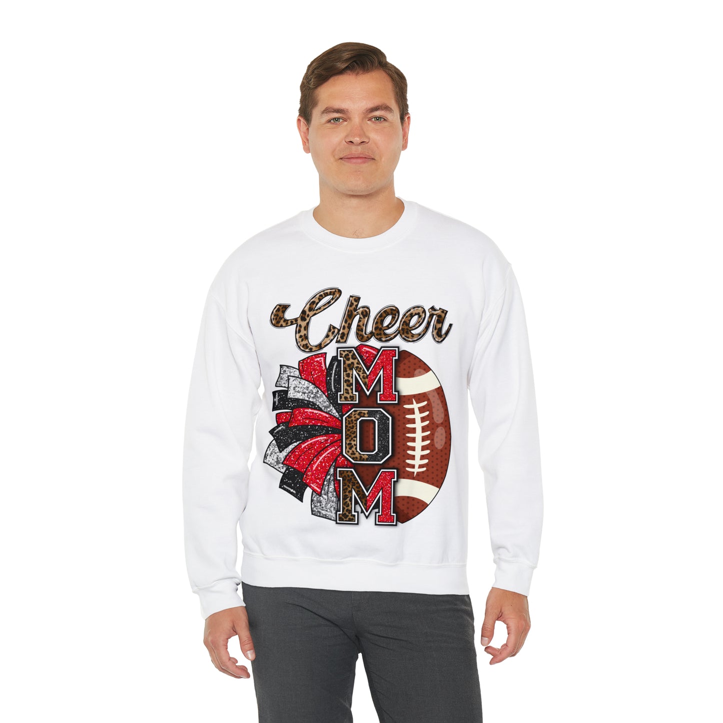 Cheer Mom Glitz Front Sweater