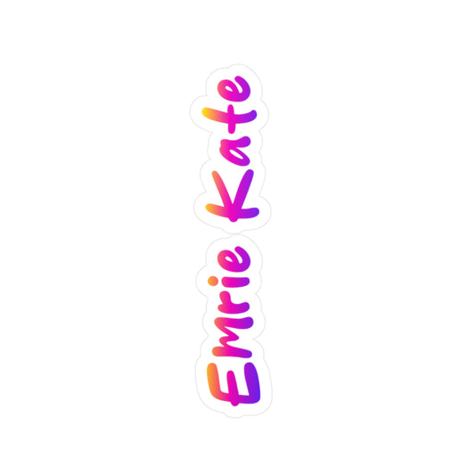 EK custom Vinyl Sticker