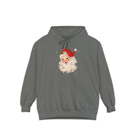Sparkle Santa Comfort Colors Hoodie