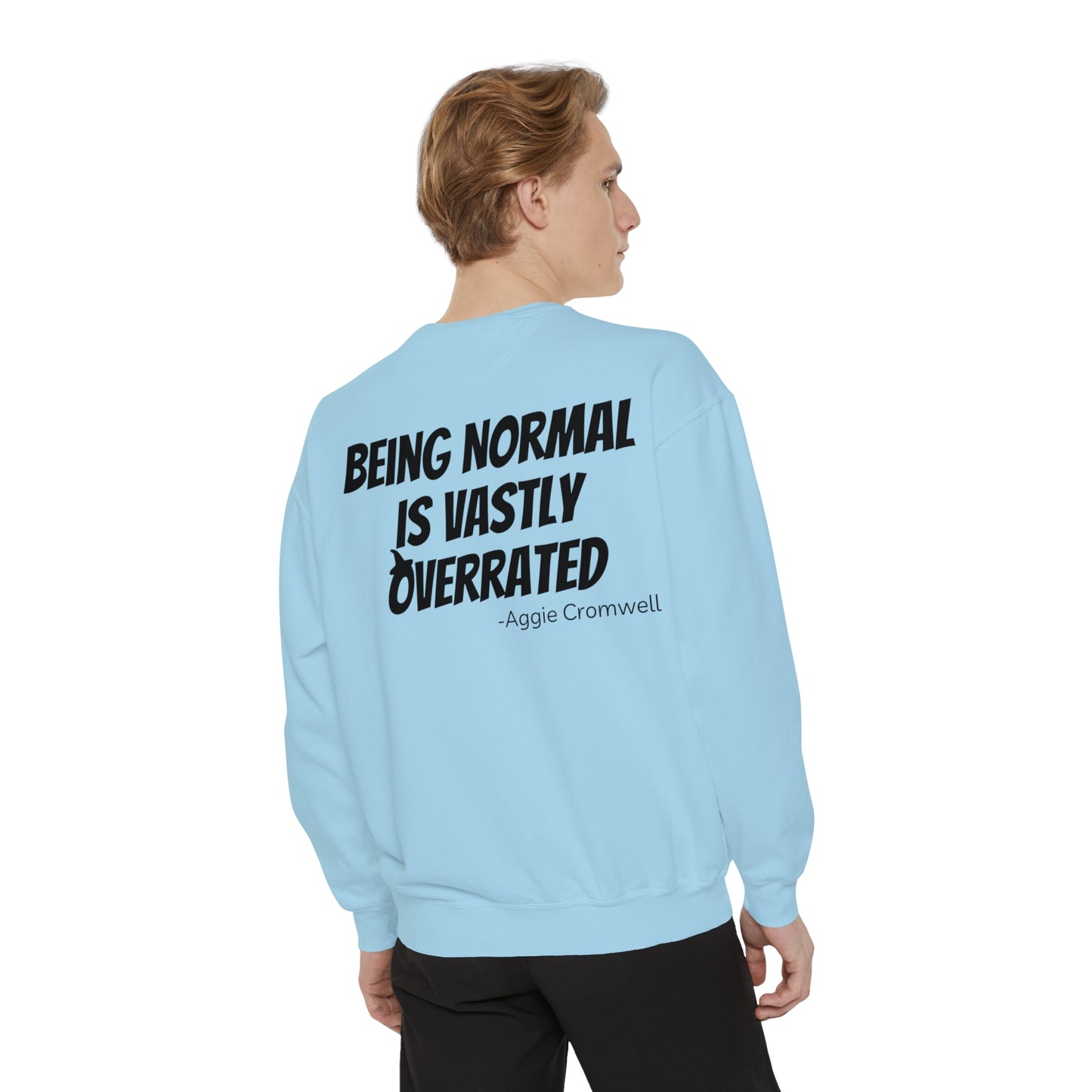 Skull Front, Vastly Overrated Back - Comfort Colors Pullover - Multi Color Options
