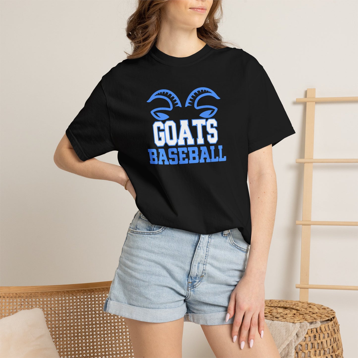 Goats Baseball T-Shirt — Comfort Colors Unisex